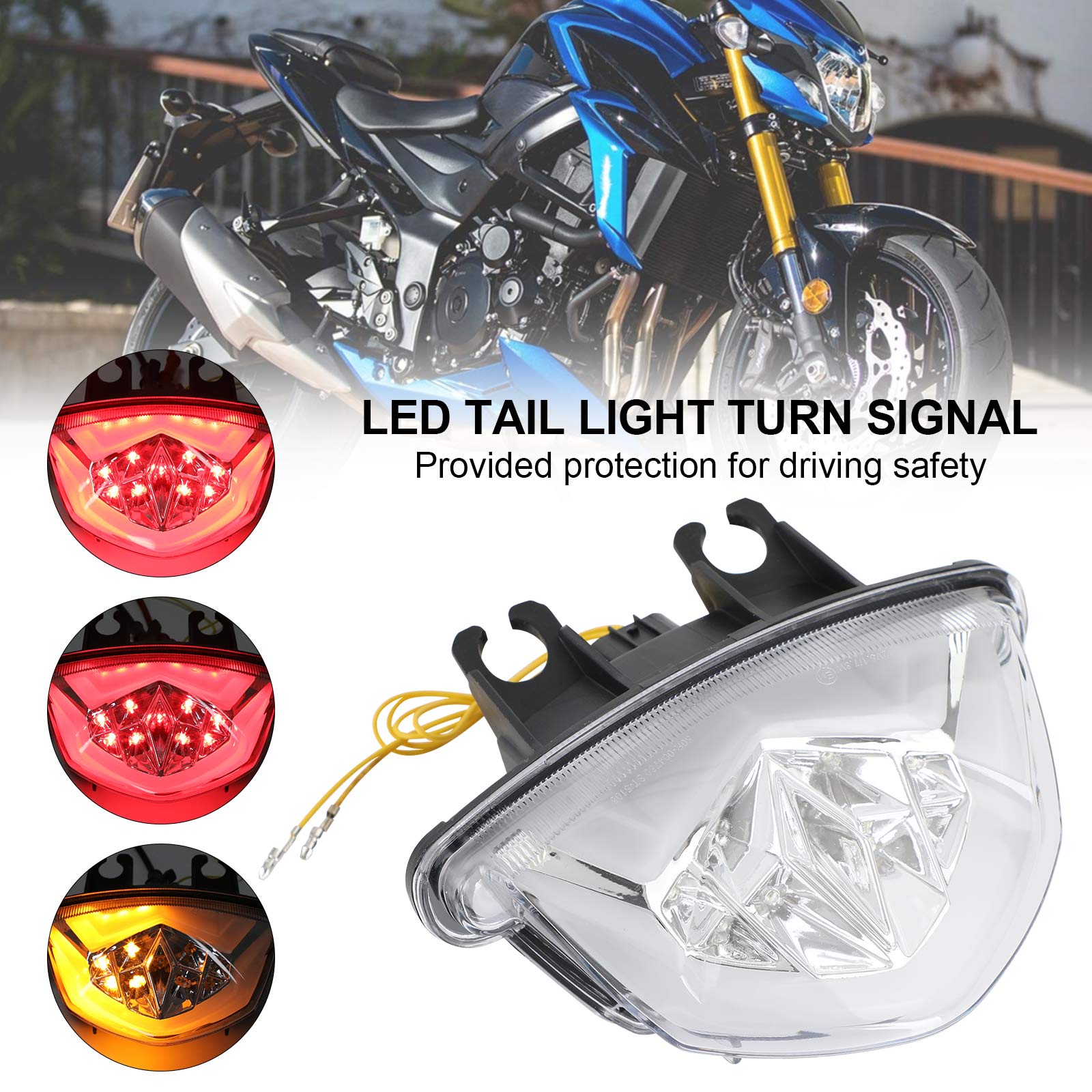 LED Tail Light Turn Signal For Suzuki GSXS 1000 F GSX-S 750 Z 2017-2021 Generic