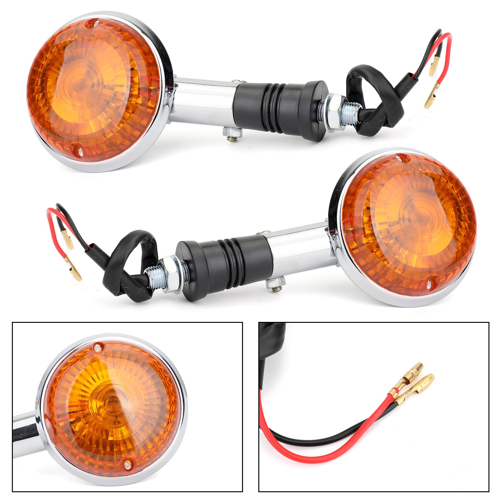 Blinkersignal passend für Yamaha XV750 VIRAGO 86-98 XV1100 89-99 XV250 94-12 Amber Generic