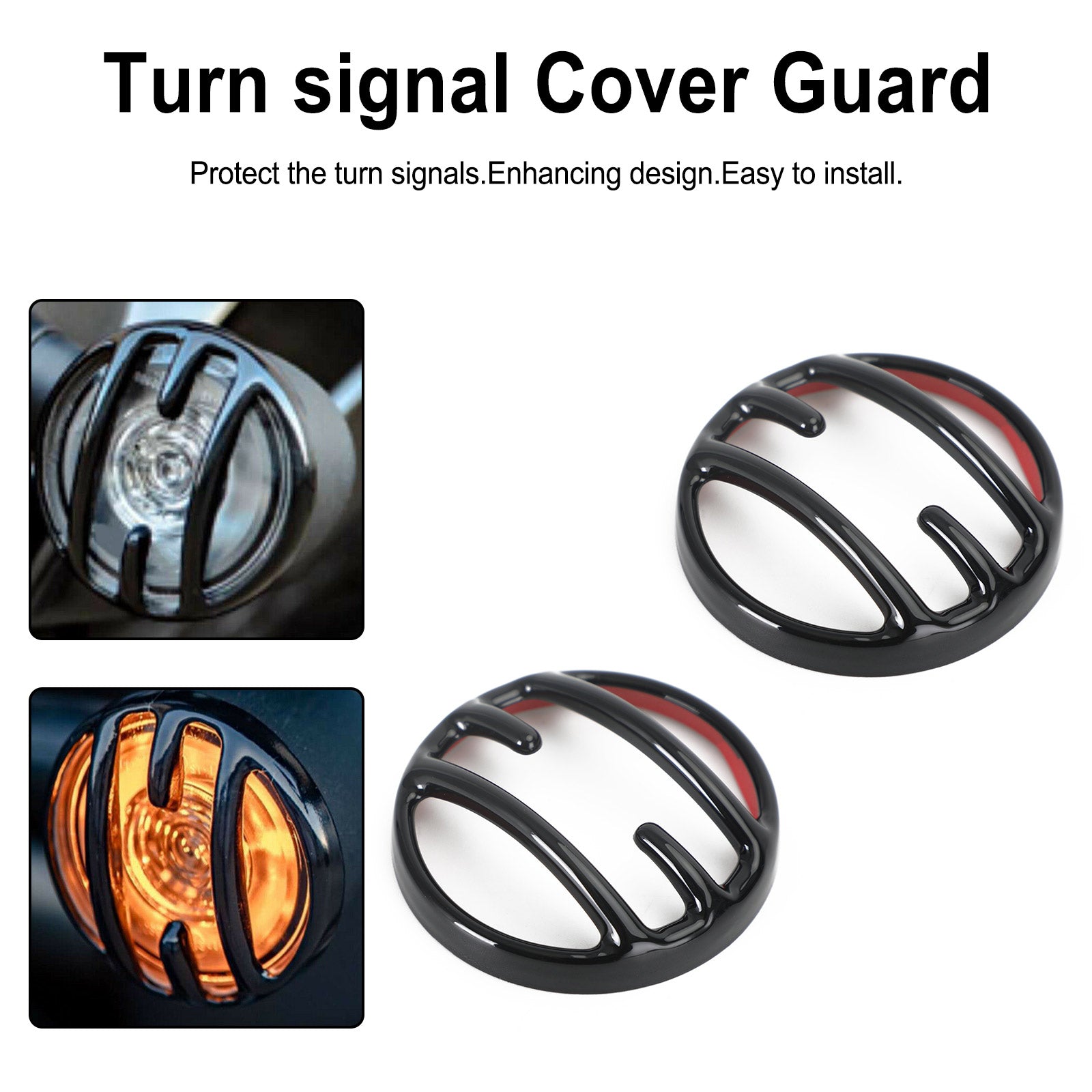 INDICATOR SIGNAL LIGHT COVER GUARD ABS FOR HONDA REBEL CMX 300 500 2017-2021 Generic