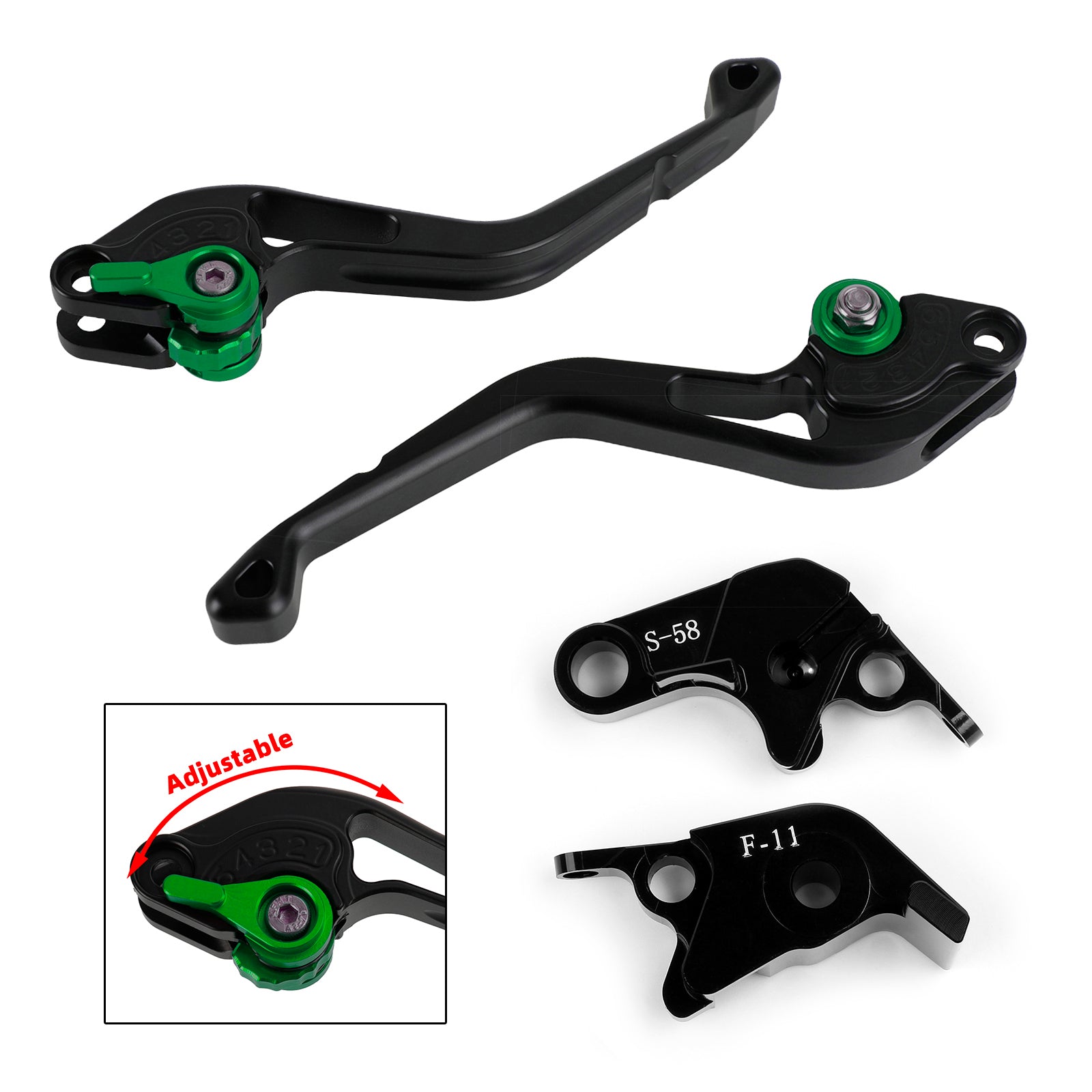 Nouveau levier de frein d'embrayage court adapté pour Aprilia RSV4/RSV4 FACTORY 2009-2015