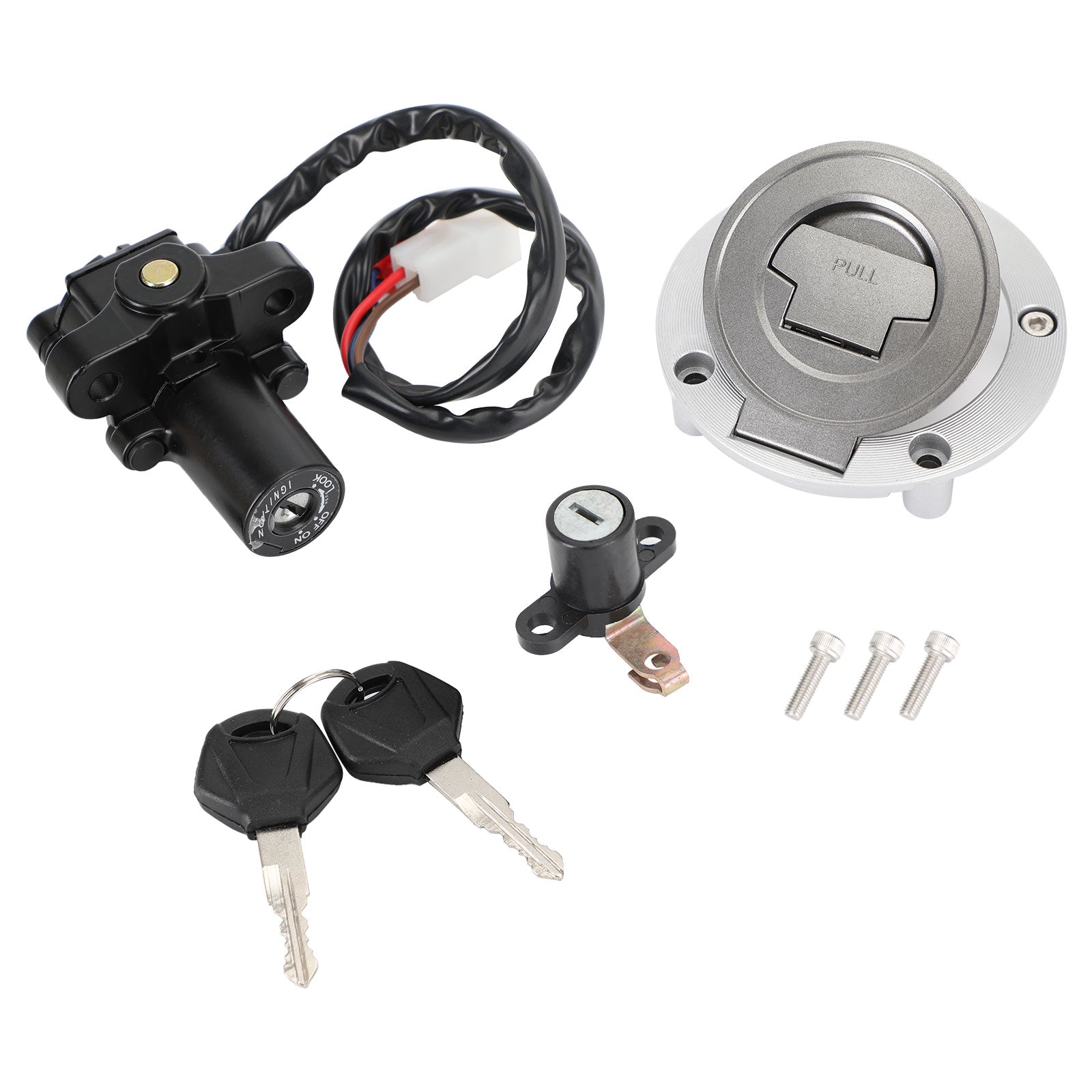 Ignition Switch Gas Cap Seat Lock Set For Yamaha FJR 1300 RP04/08/11/1