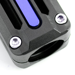 22mm 25mm 28mm 2Pcs Engine Frame Bar Slider Pads Fit For Benelli TRK 502 Blue