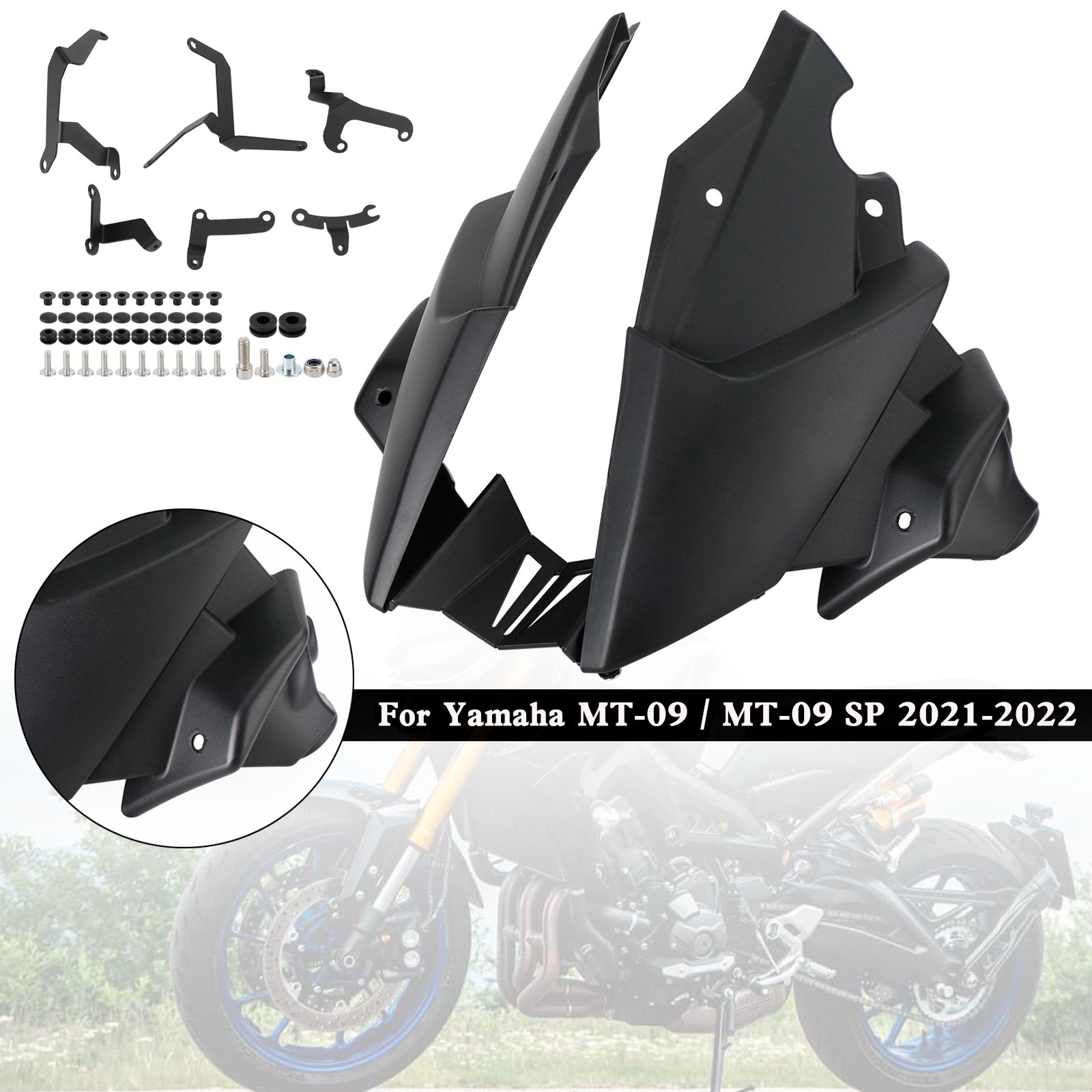Ermax Belly Pan Untere Motorseitenverkleidung für Yamaha MT-09 / SP 2021-2022