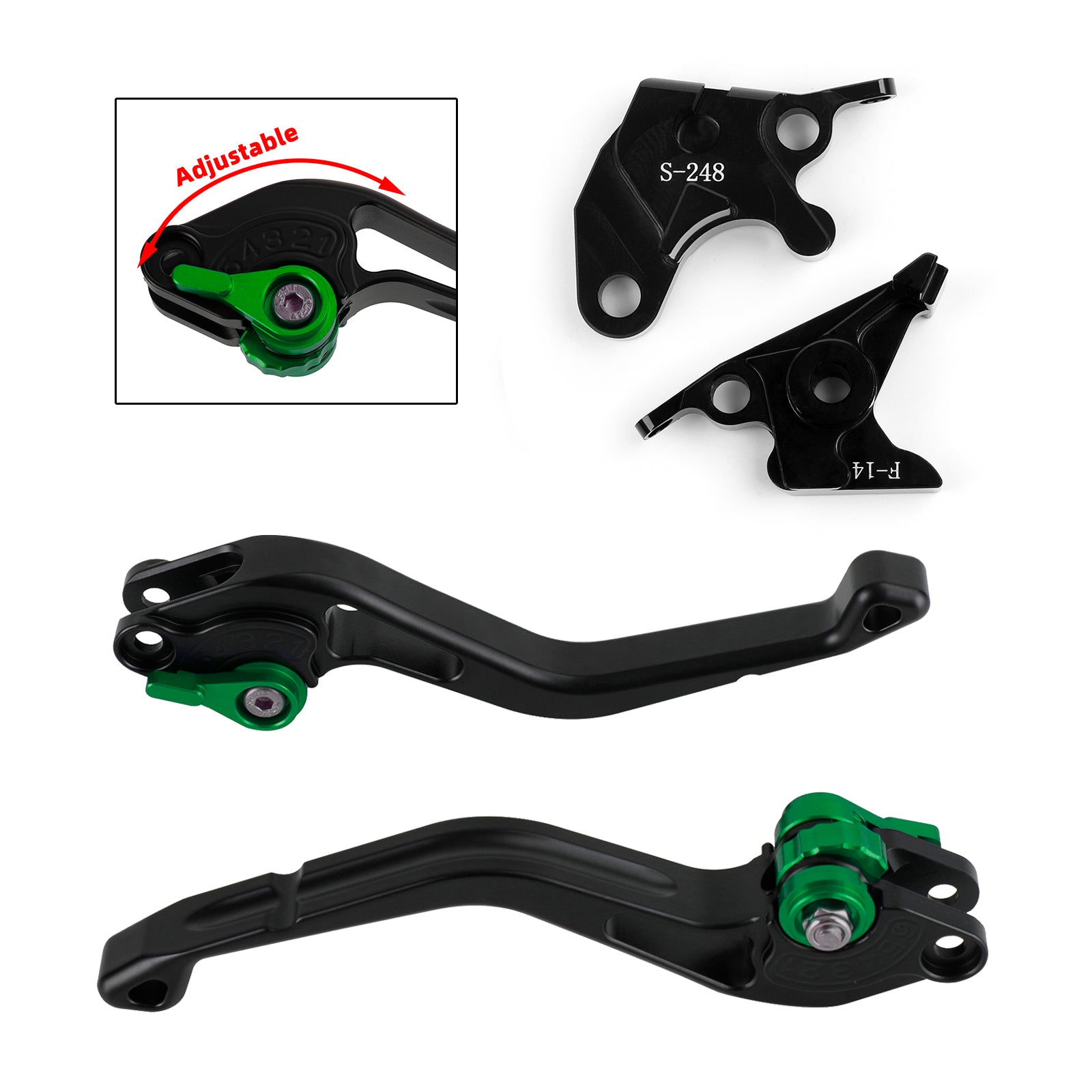 NEW Short Clutch Brake Lever fit for Suzuki GSXR600 750 1000 DL650 GSR600