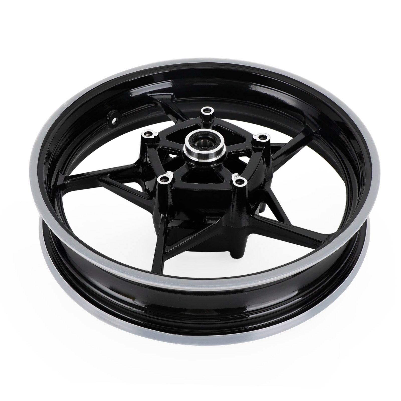 Front Wheel Rim Black For Kawasaki Z 900 ZR 900, Z 900 RS, Cafe 2017 - 2021 Generic