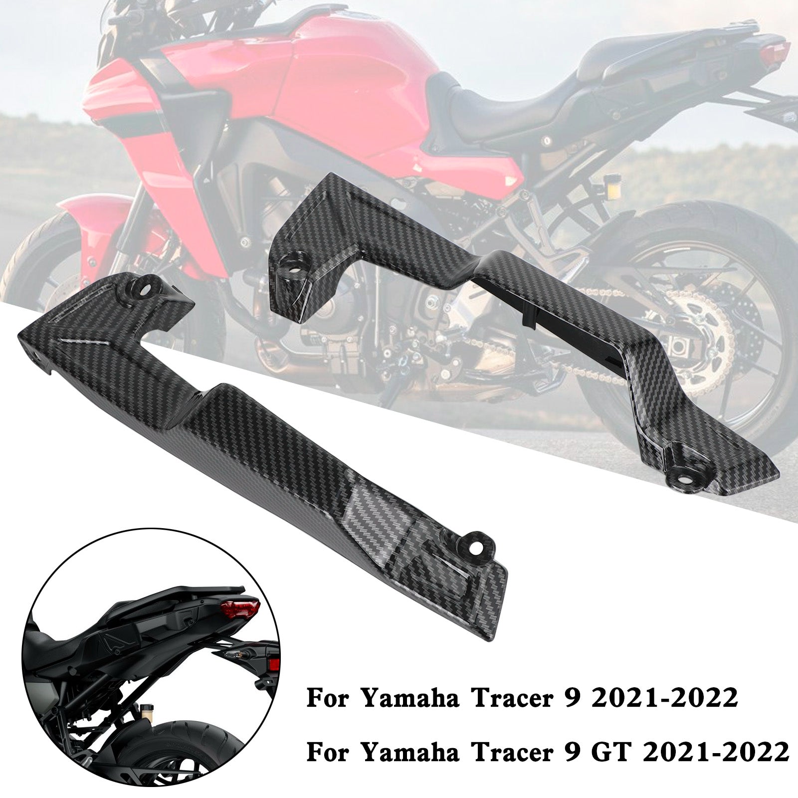 Rear Tail Seat Side Fairing Covers For Yamaha Tracer 9 GT 2021-2022