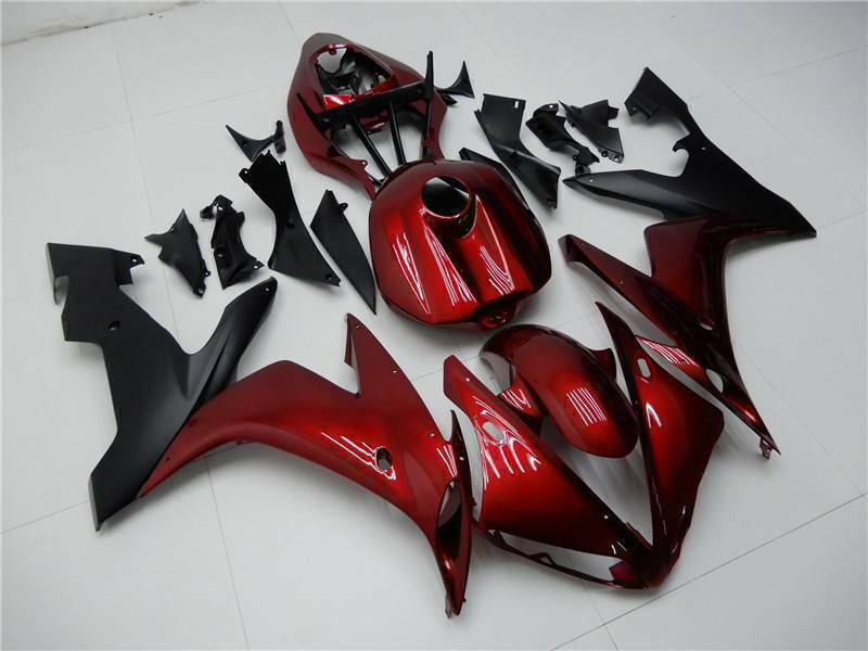 Amotopart 2004 2005 2006 YAMAHA YZF R1 Kit de carenado rojo brillante