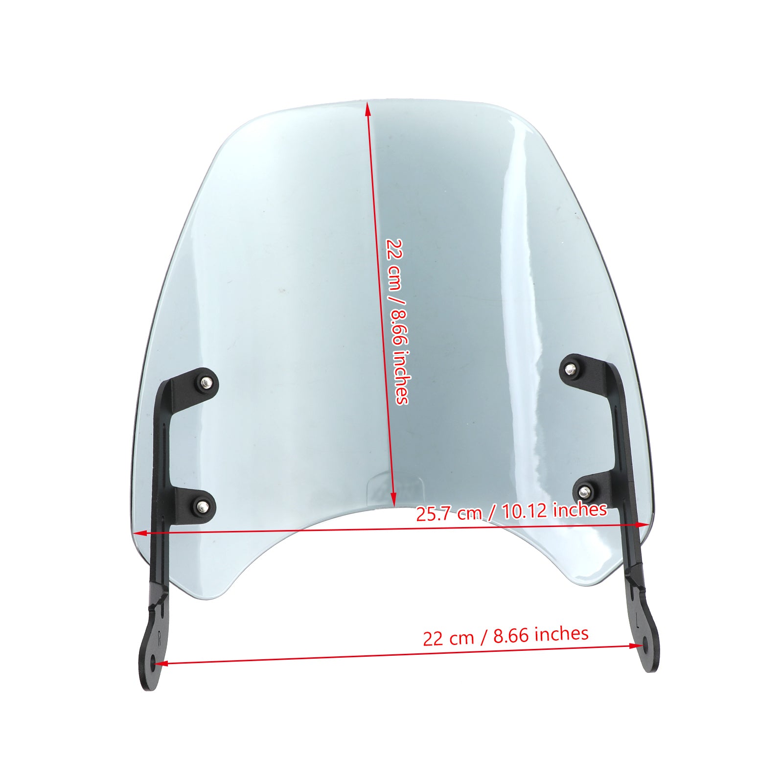 ABS Plastic Motor Windshield WindScreen for Triumph Bonneville T100 T120 Gray Generic