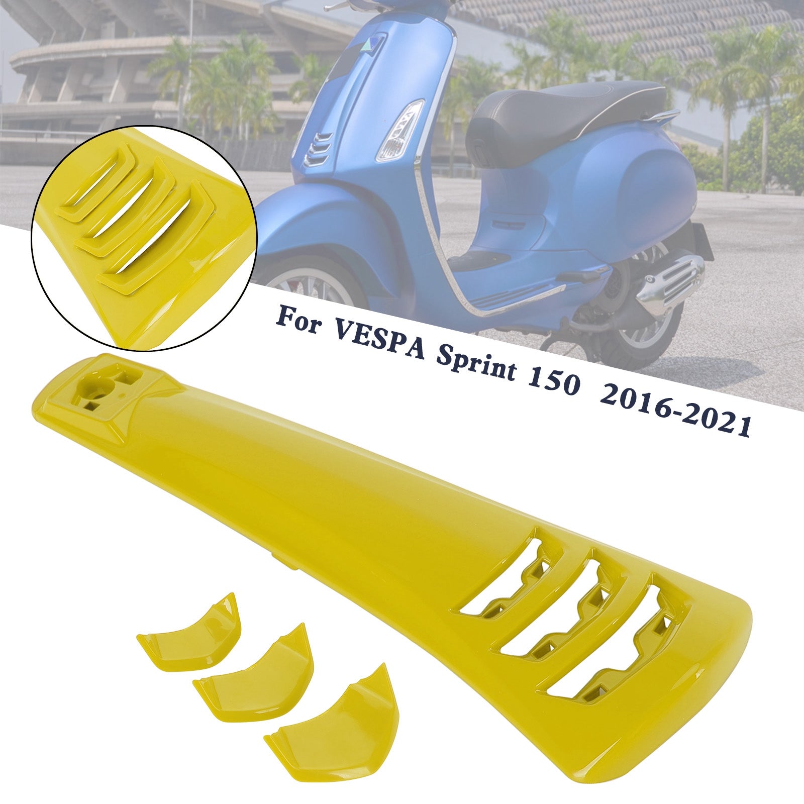 Carénage de couvercle de klaxon de direction ABS pour VESPA Sprint Primavera 125/150 14-21