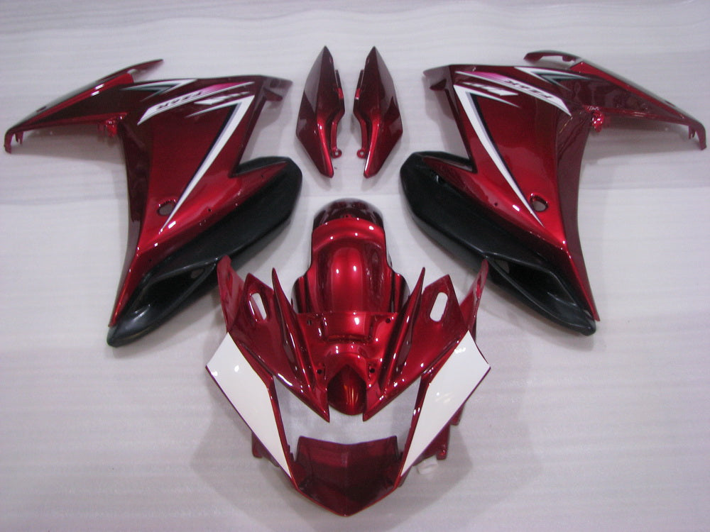 Amotopart 2009-2015 Yamaha FZ6R 
Red Fairing Kit