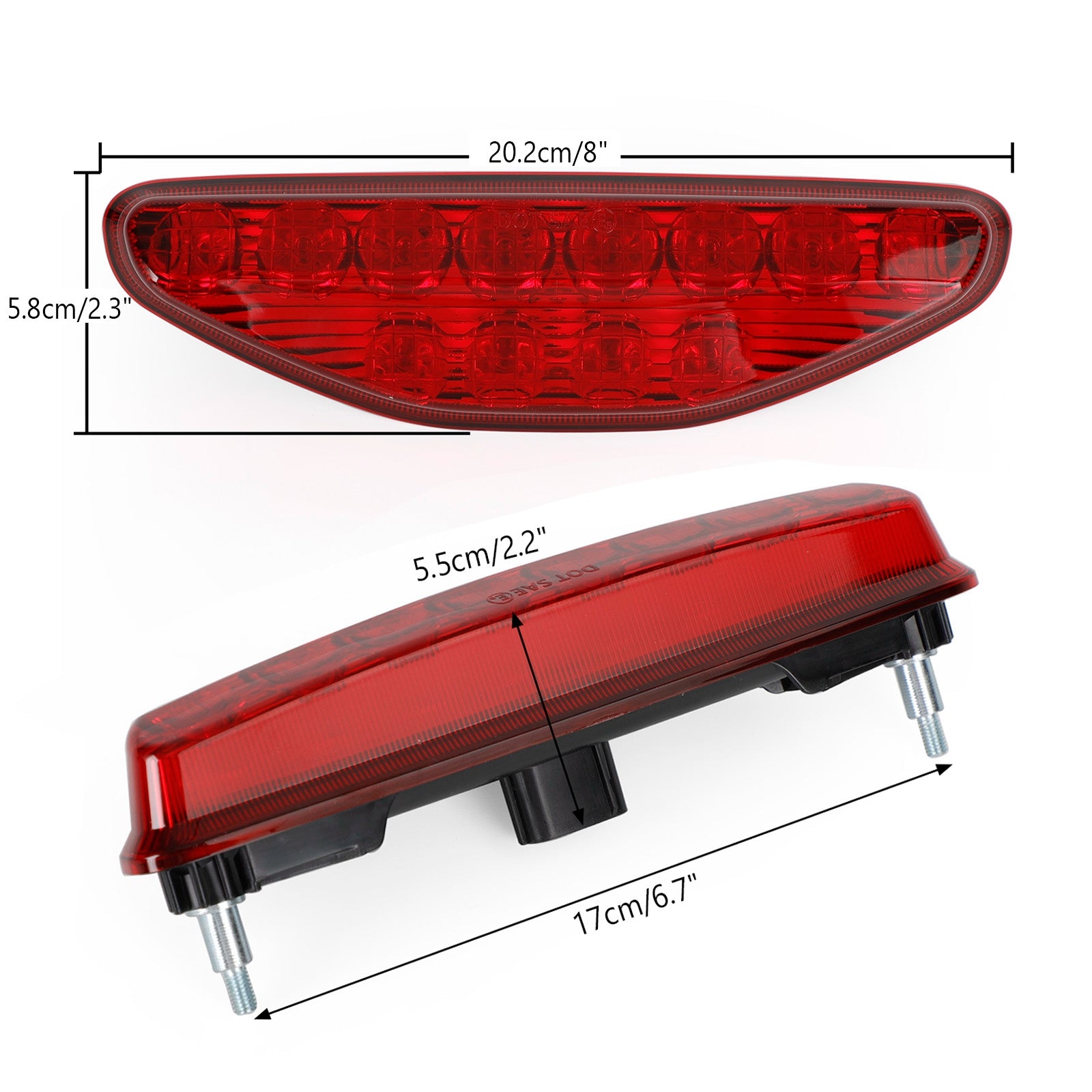 LED-Rücklicht für Hinterradbremse, Rücklicht für Honda TRX450R und TRX450ER 2006–2014