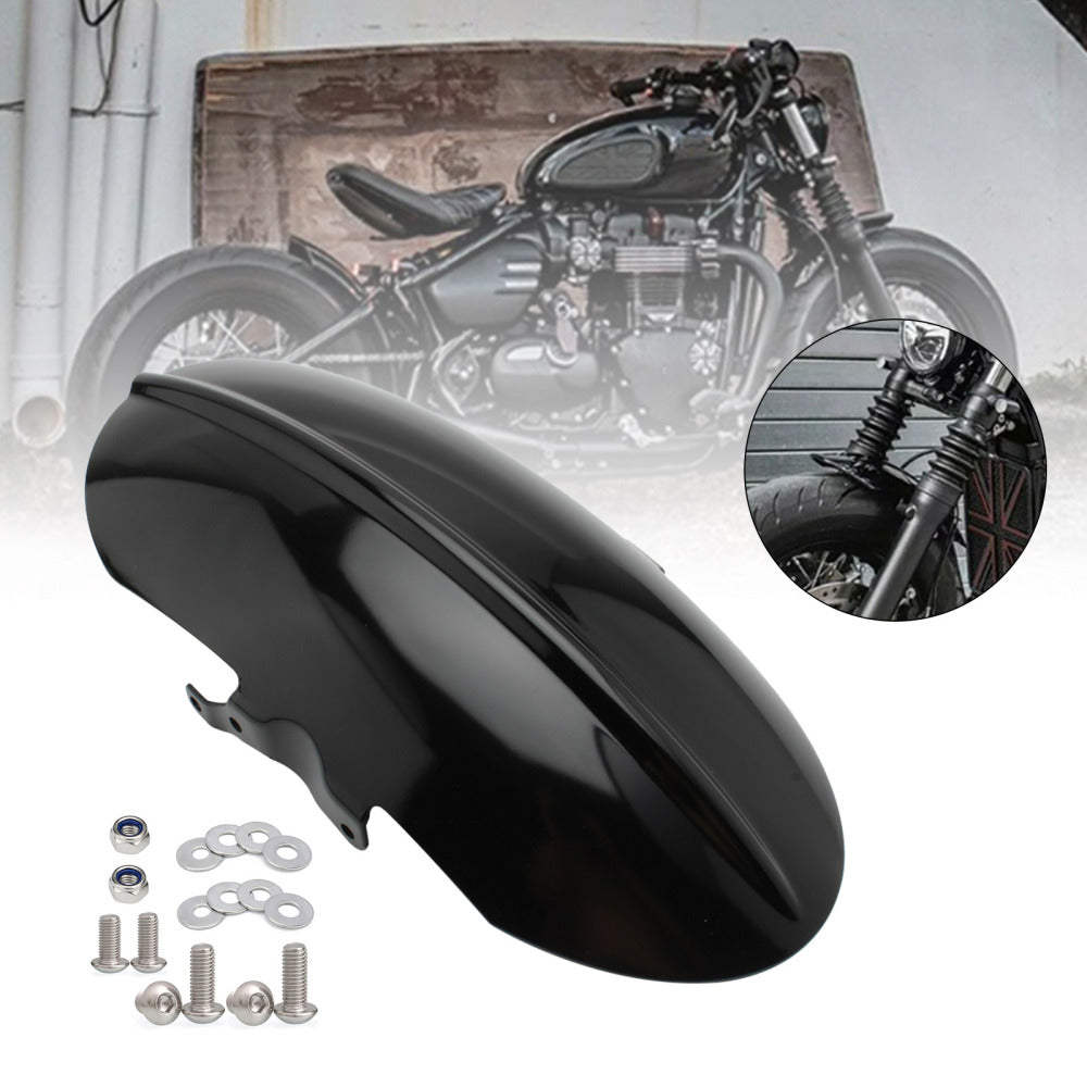 Parafango anteriore corto adatto per Bonneville Speedmaster Bobber Black 1200 2018-2021 Generico