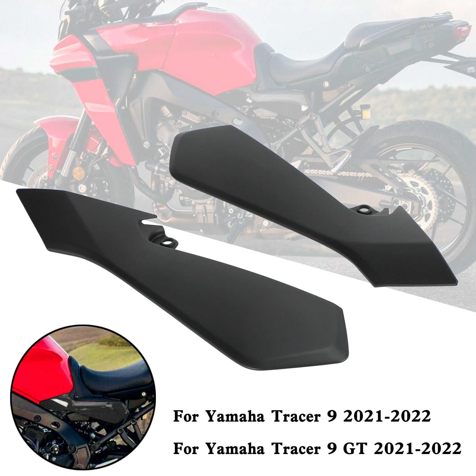 Rear Tail Side Seat Fairing Panel Cowl For Yamaha Tracer 9 GT 2021-2022