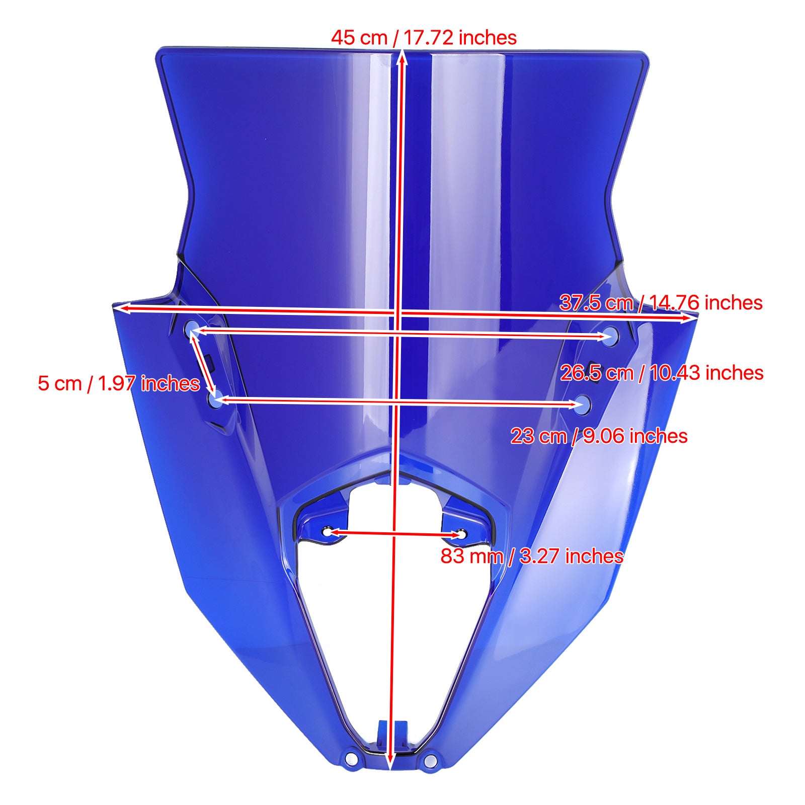 Kawasaki NINJA 650 ER6F 2020-2022 Pare-Brise Générique