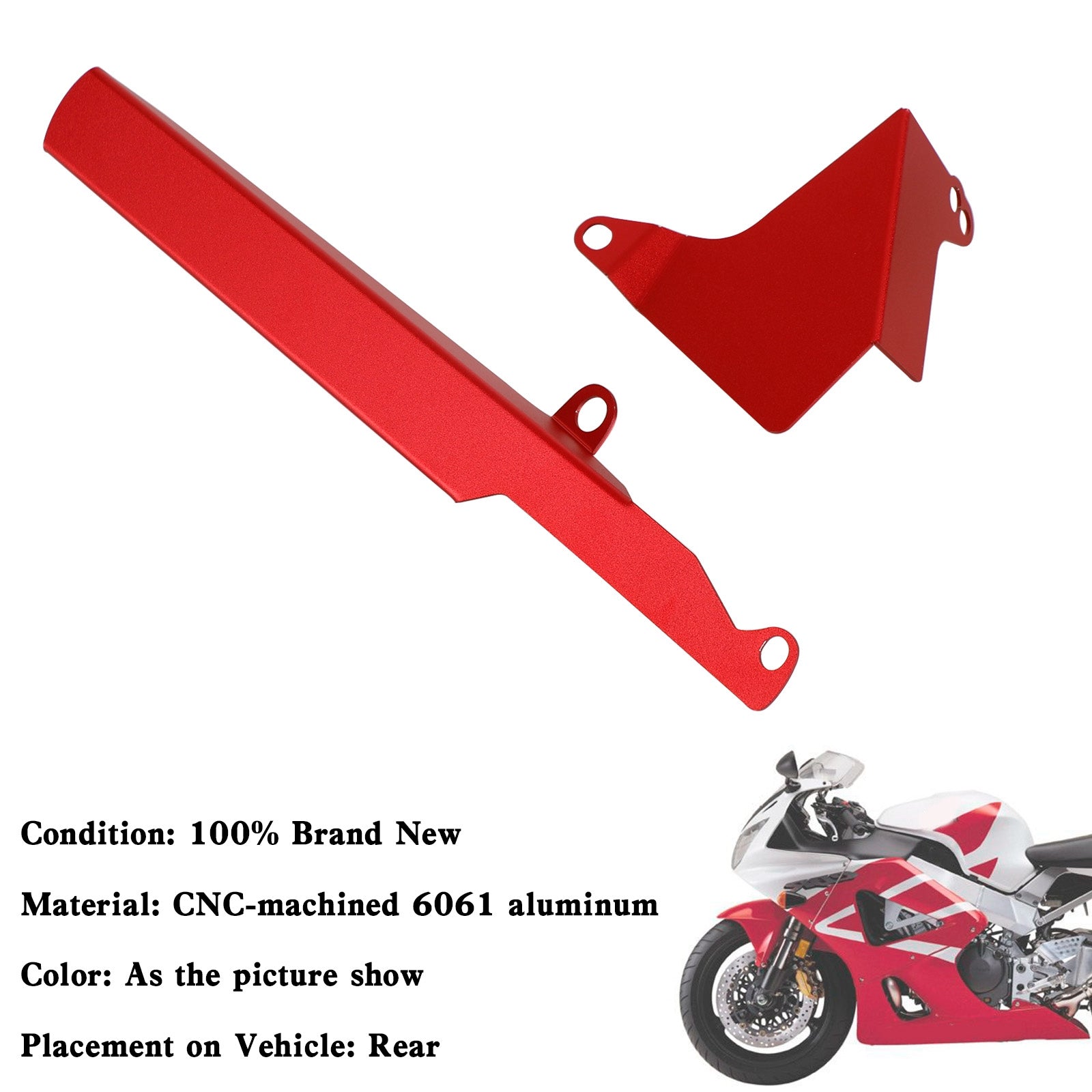 Couvercle de protection de chaîne de pignon arrière, pour Honda CBR929RR 2000 – 2001