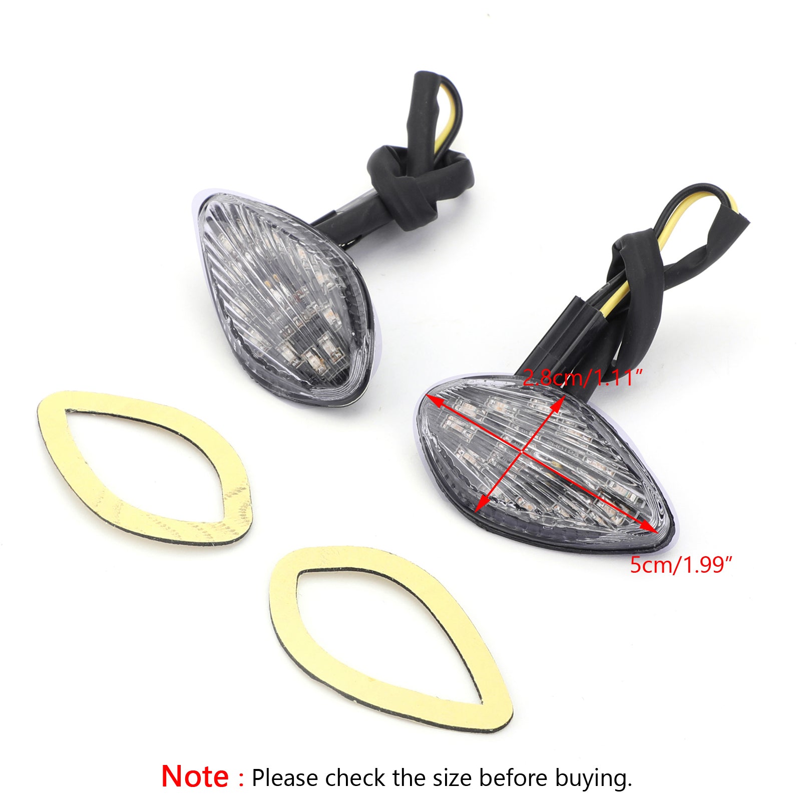 Honda 03-10 CBR 600RR & 04-09 CBR 1000RR Clear Turn Signals