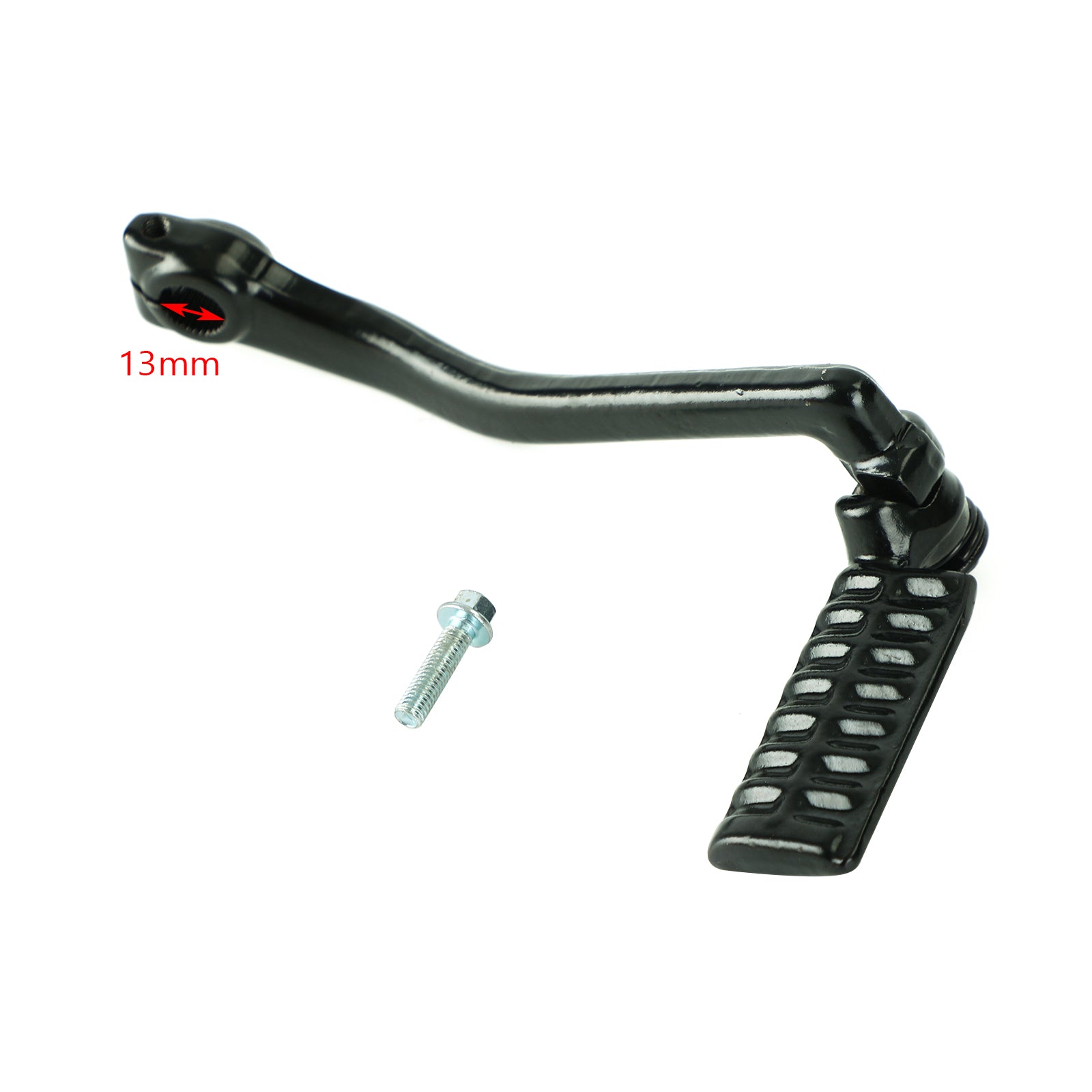 13 mm Kickstart-Kickstarthebel schwarz für Gy6-125 Gy6-150 Gy6-157 125 cc 150 cc Generisch