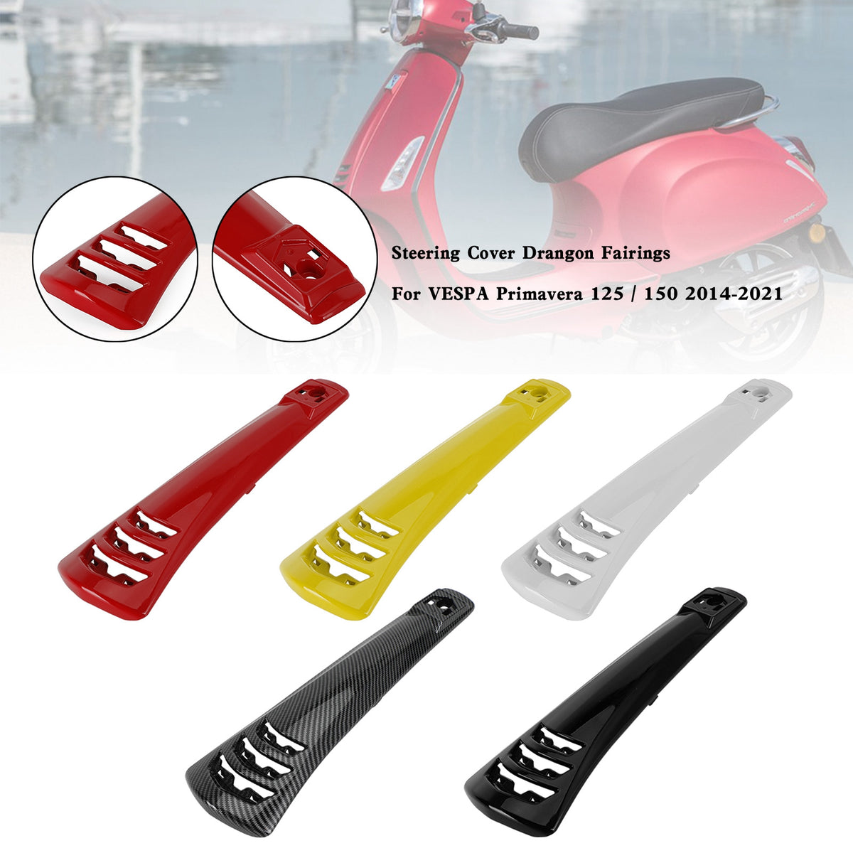 Steering Horn Cover fairing For VESPA Sprint Primavera 125/150 2014-2021