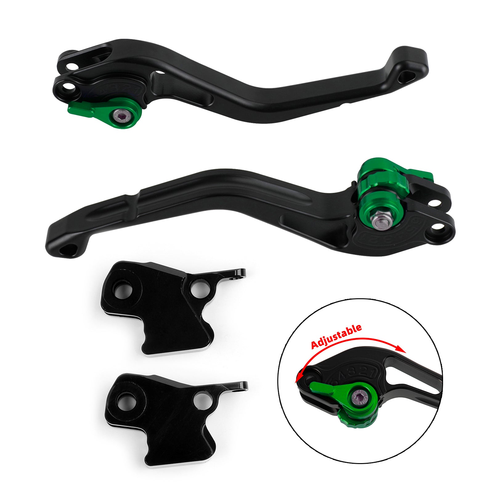 Nueva palanca de freno de embrague corta compatible con BMW K1200R R1200R R1200GS R1200ST HP2