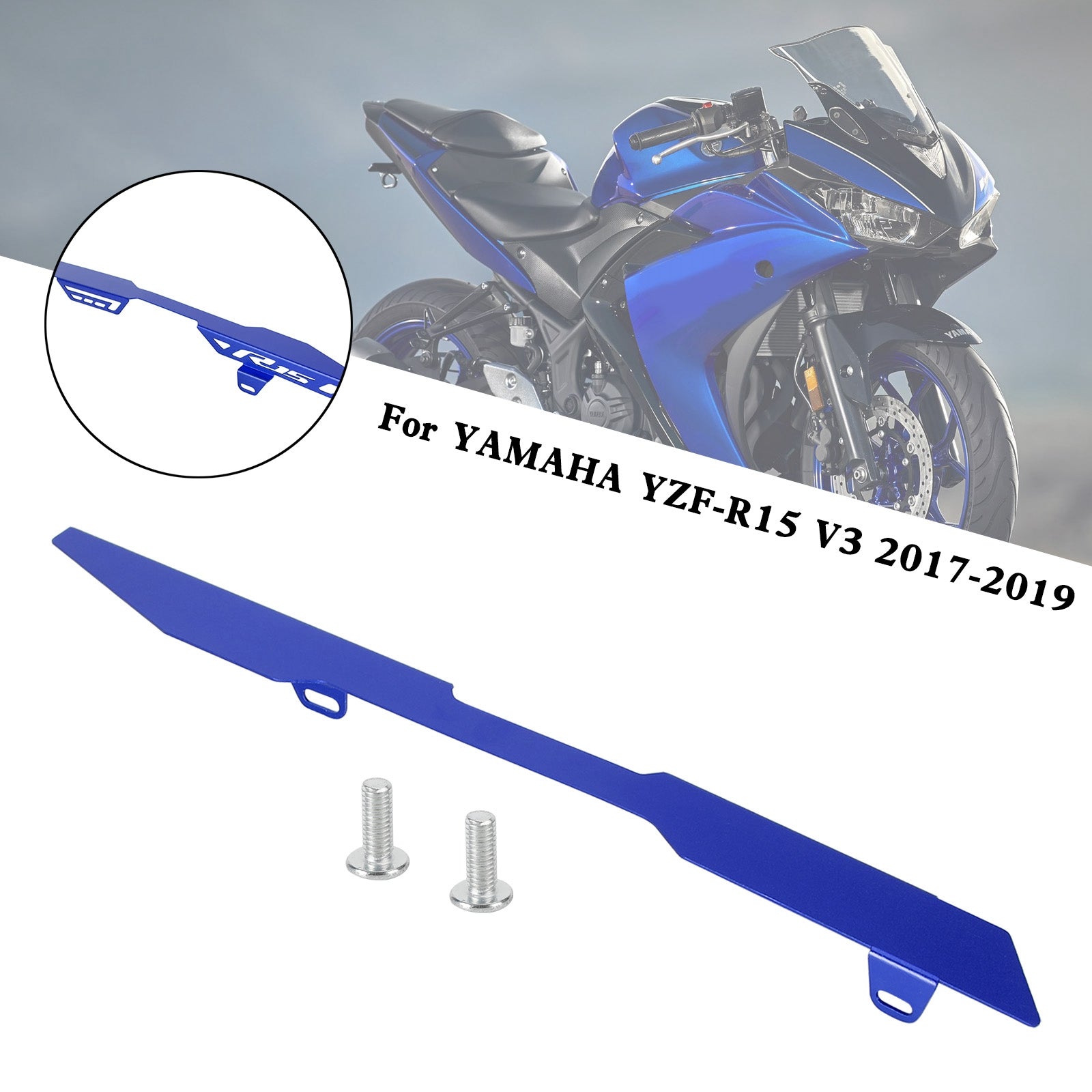 Rear Sprocket Chain Guard Protector Cover For YAMAHA YZF R15 V3 2017-2019 Generic