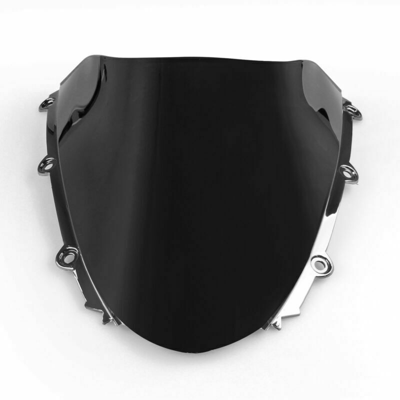 1000RR Bubble Honda WindScreen US CBR Double For Windshield Black 05 2004-2007 Generic