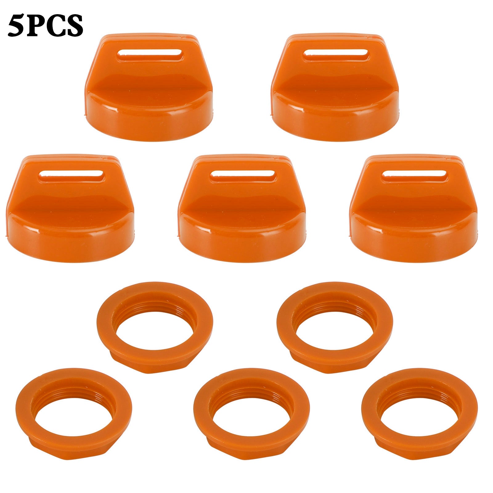 5x Zündschlüsselabdeckung 5433534 für Polaris Switchback 800 Rush 600 Pro RMK Orange Generic