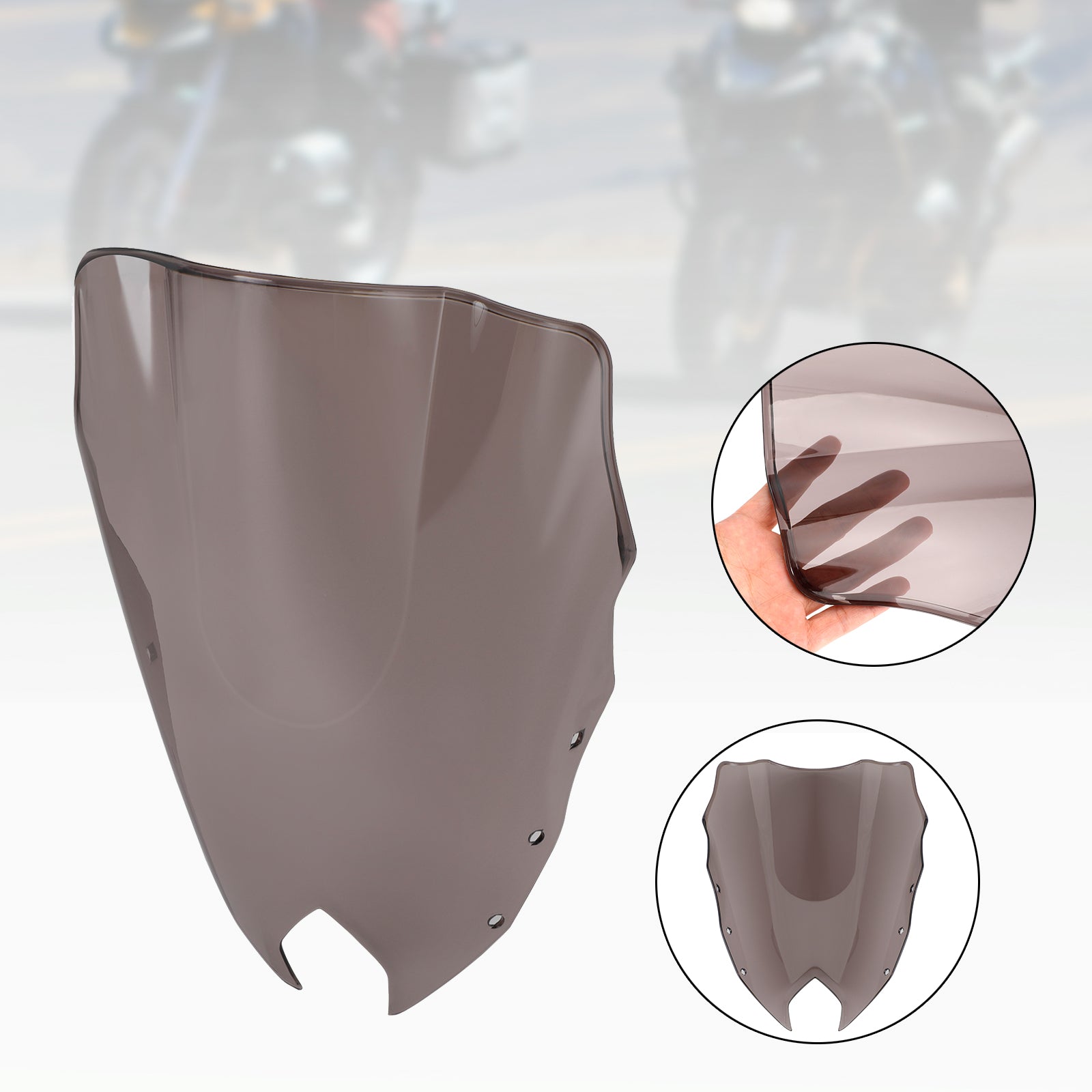 ABS Motorcycle Windshield WindScreen fit for Yamaha FZ6R FZ-6R FZS600 2009-2015