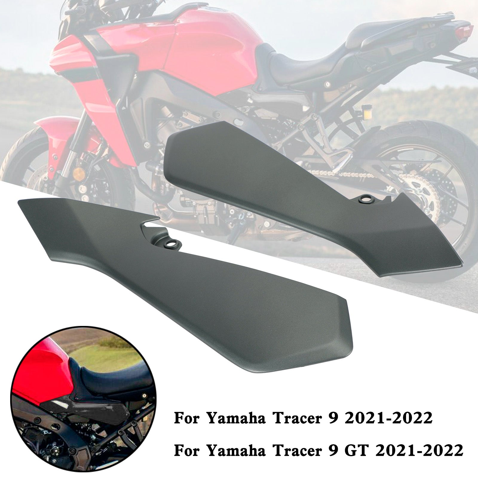 Rear Tail Side Seat Fairing Panel Cowl For Yamaha Tracer 9 GT 2021-2022