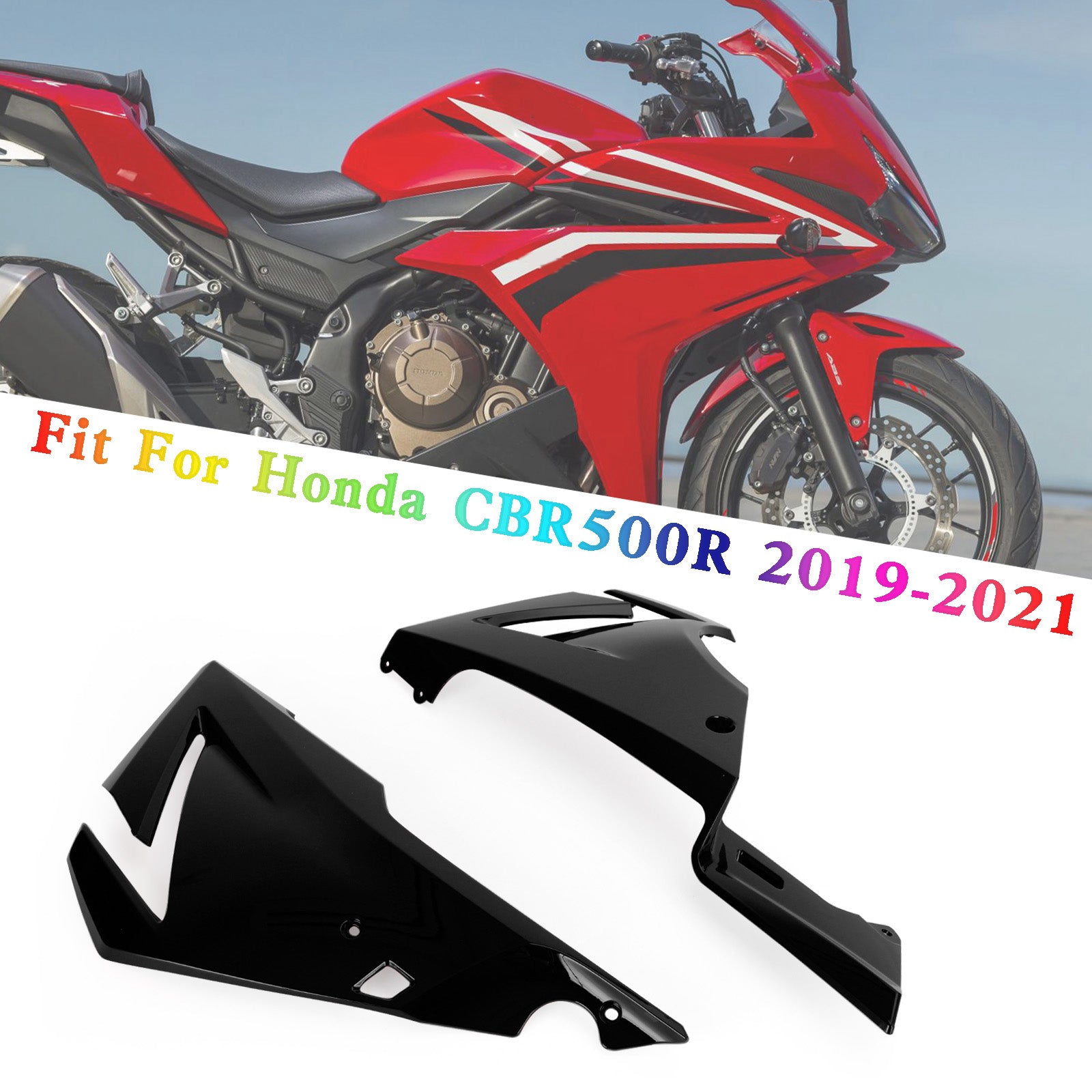 サイドフレームパネルカバーフェアリングカウルホンダ CBR500R 2019-2021 汎用