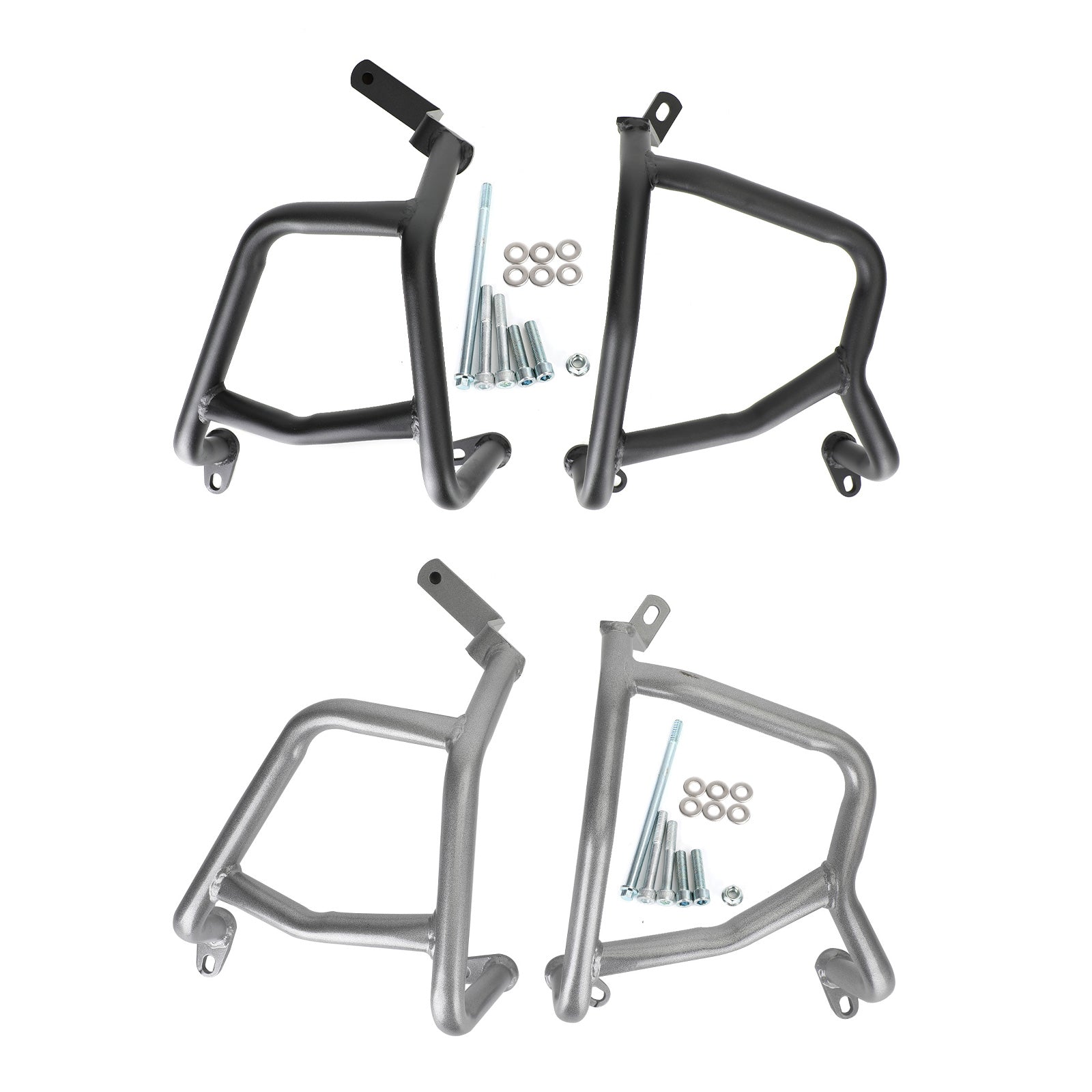 Engine Guard Crash Bar Frame Protector Bumper For Honda Cb 400X 400F 21-22 Silver Generic