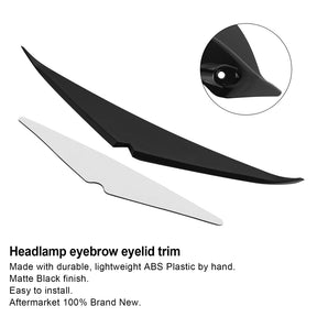 Headlamp Headlight Eyebrow Eyelid Trim For Road Glide FLTRX FLTRU 2015-2021 Generic