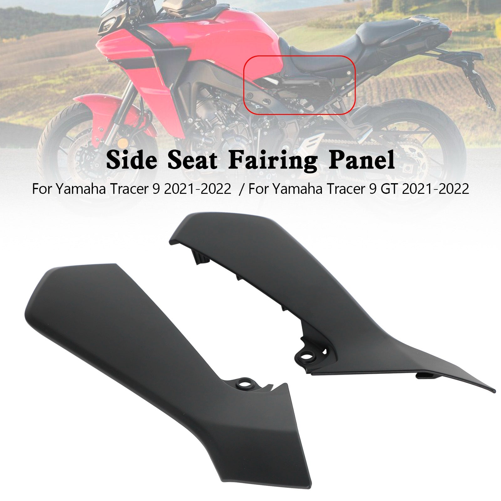 Rear Tail Side Seat Fairing Panel Cowl For Yamaha Tracer 9 GT 2021-2022