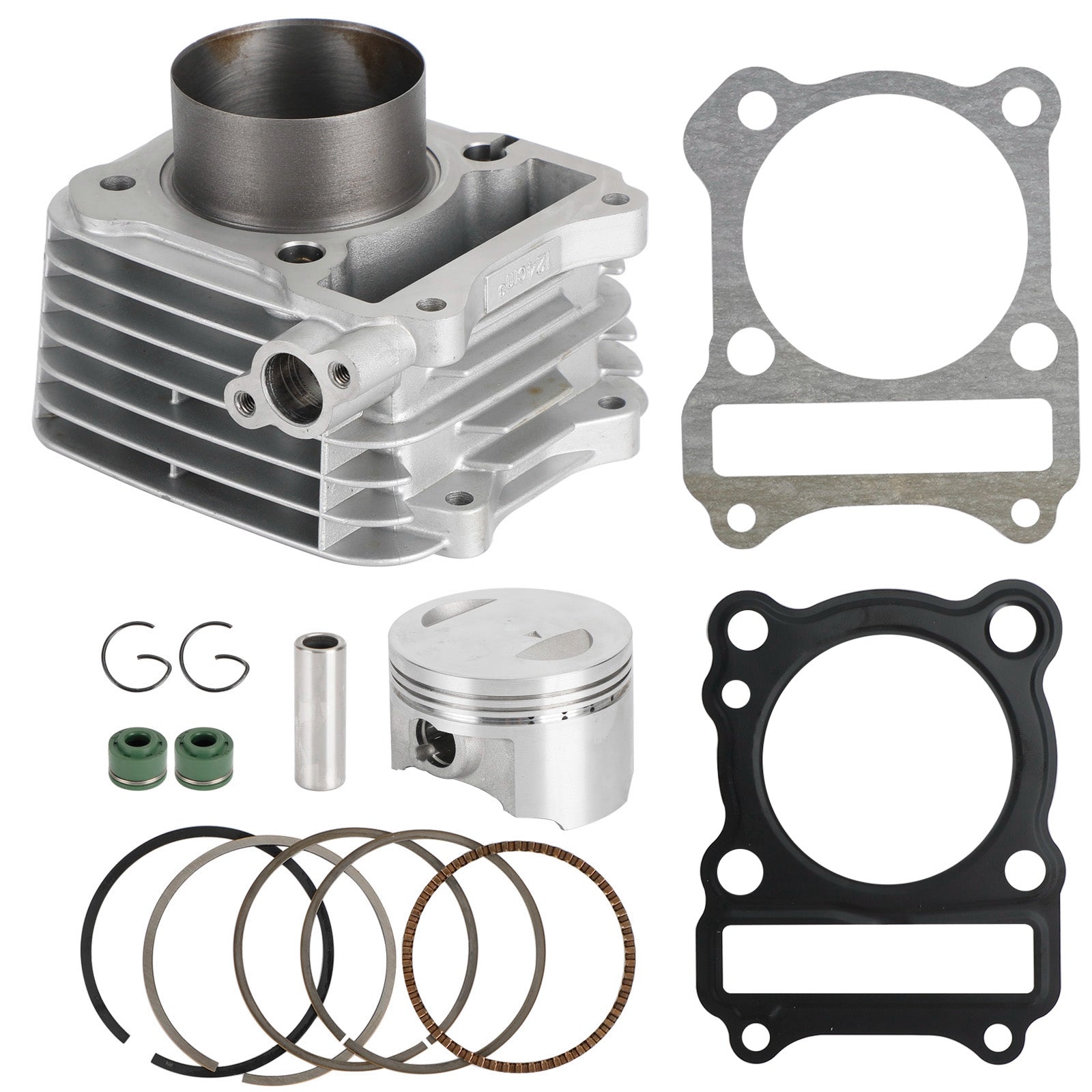 CYLINDER BARREL PISTON GASKET KIT 150CC For SUZUKI DR EN GN GS TU RV 125 VanVan FedEx Express Shipping