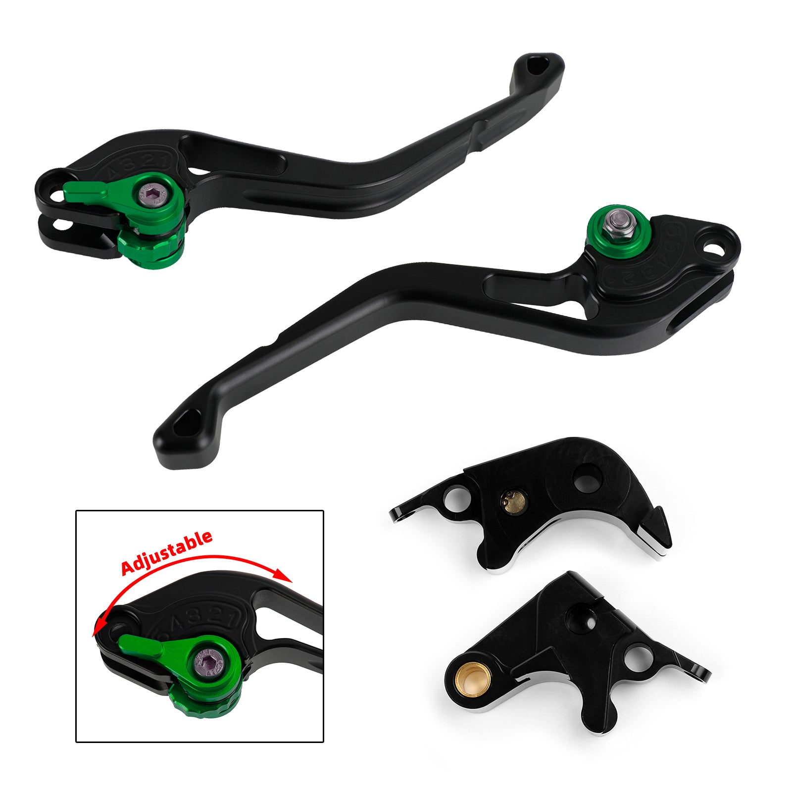 NEW Short Clutch Brake Lever fit for Suzuki GSXR600 750 06-10 GSXR1000 05-06