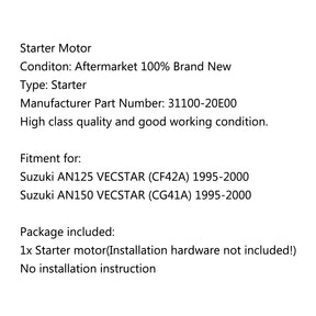 Motor Starter For Suzuki AN125 VECSTAR (CF42A) AN150 VECSTAR (CG41A) 1995-2000