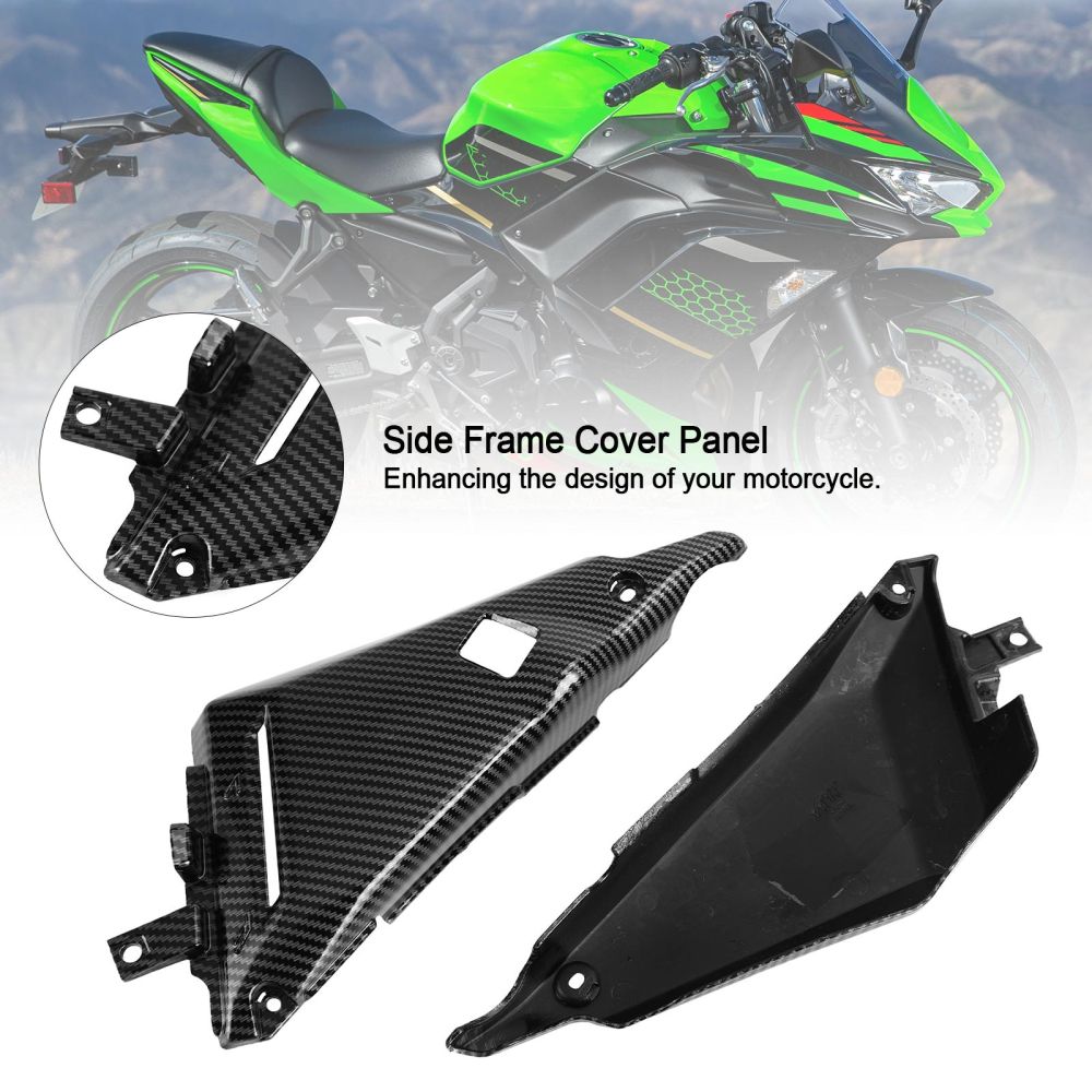 Carenado de panel de cubierta de marco lateral de carbono para Kawasaki Z650 Ninja 650 2017-2020 genérico