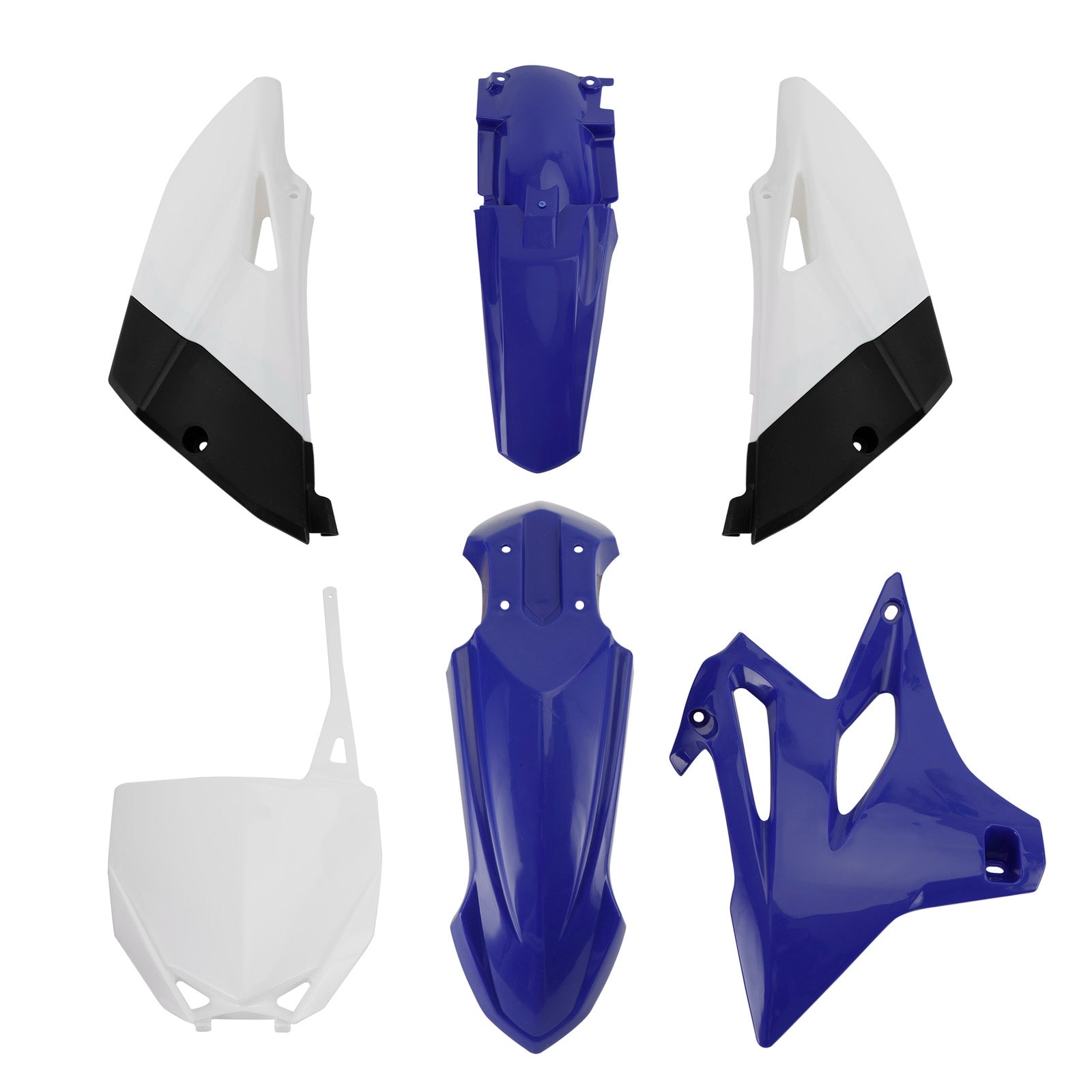 Amotopart 2015–2018 Yamaha YZ85 blau-weißes Verkleidungsset