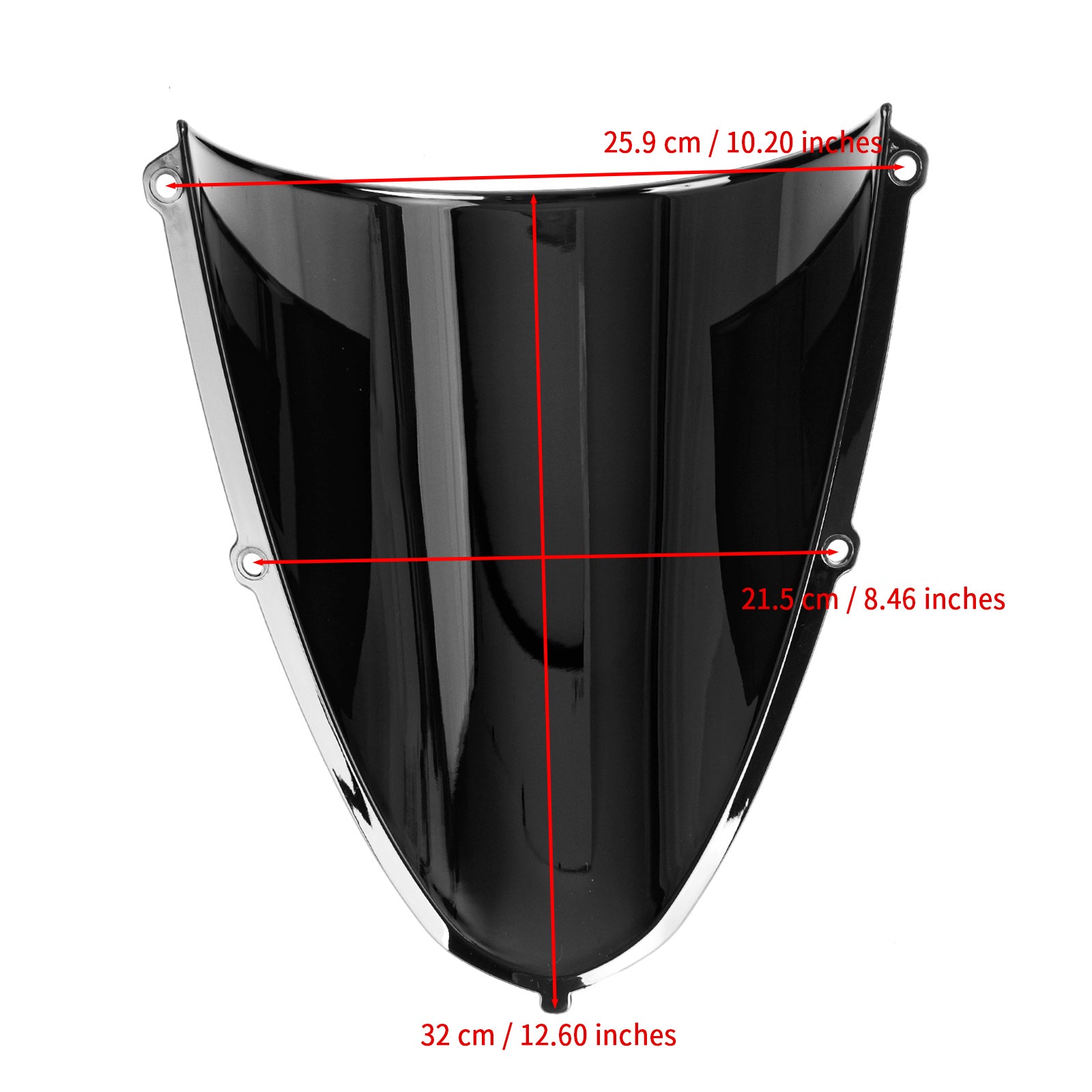 ABS-Motorrad-Windschutzscheibe, passend für Aprilia RS660 2020–2022