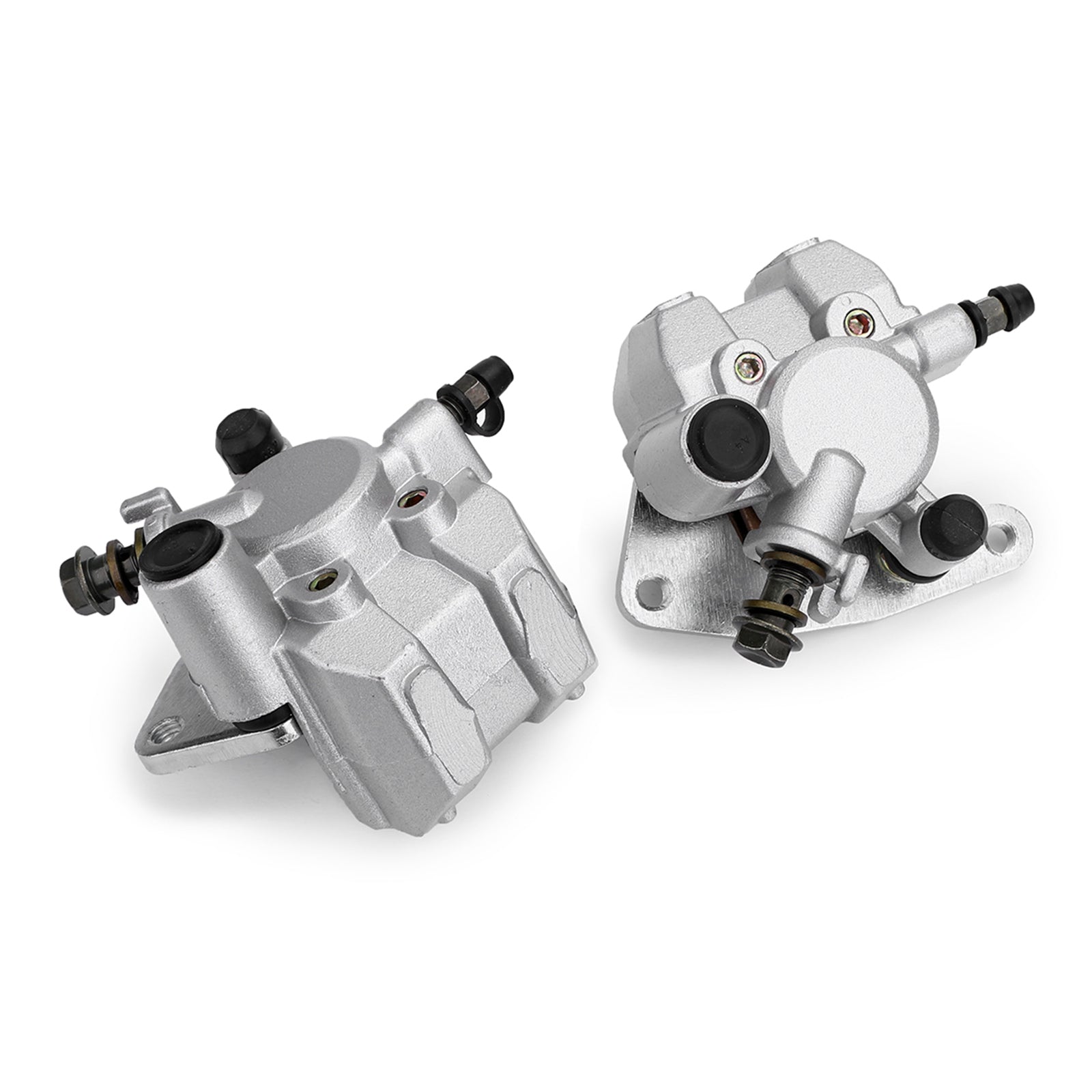 Vorderradbremssattel-Set passend für Arctic Cat D3406-023 D3406-030 DVX 400 DVX 04-08 Silber