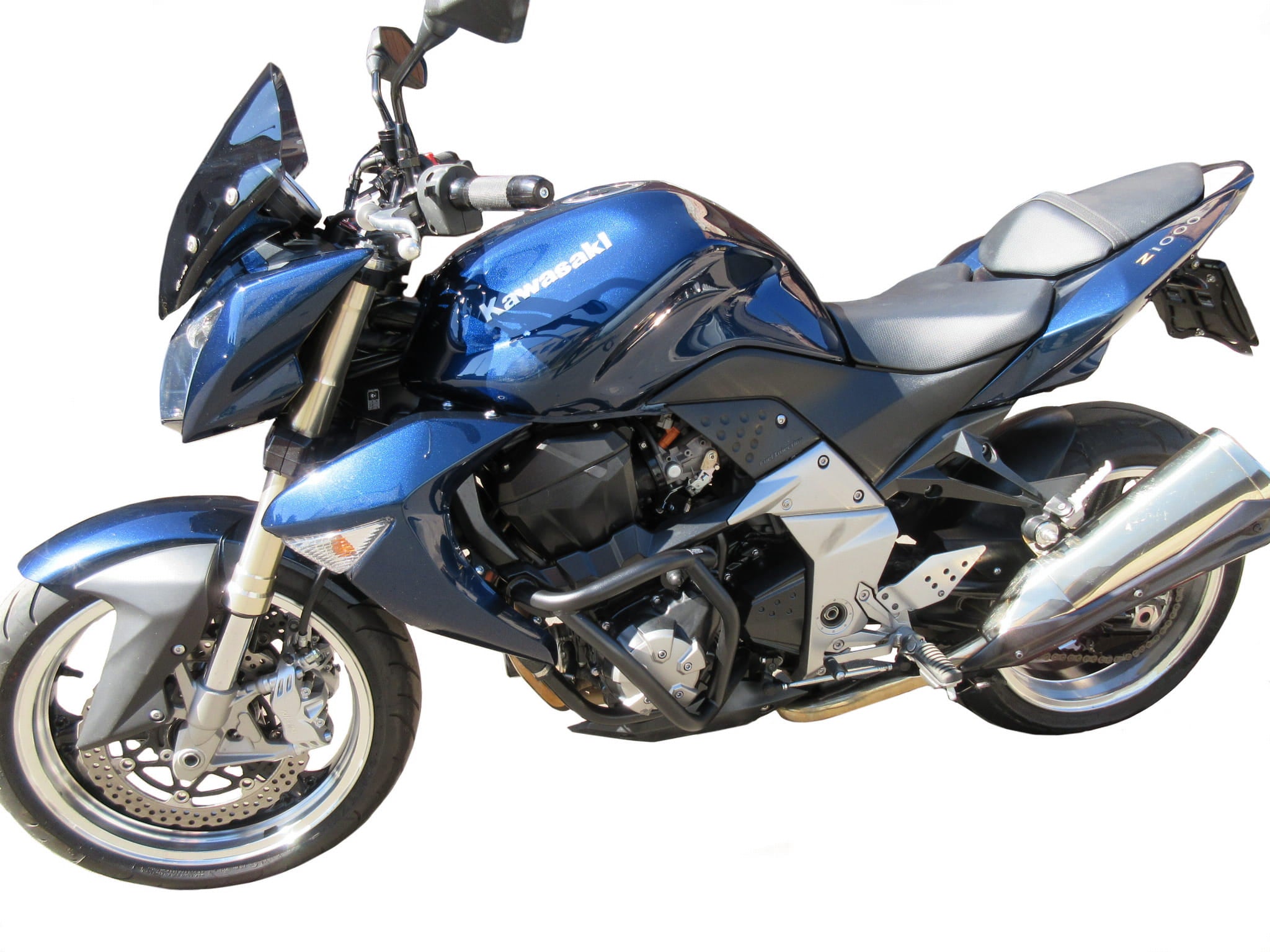 Amotopart 2007-2009 Kawasaki Z1000 Kit de carenado azul