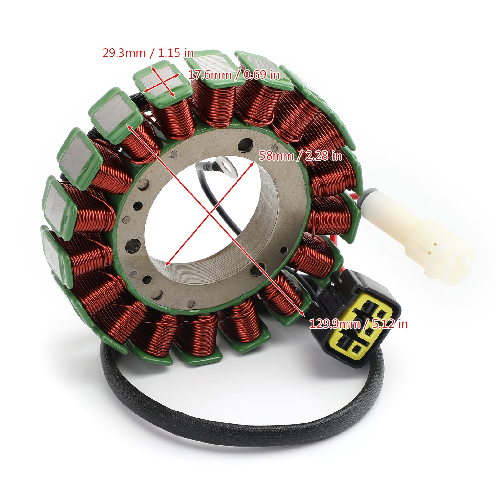 Bobine de Stator de moteur de générateur de magnéto adaptée au hors-bord Yamaha 115HP 2000-2013 #68V-81410-00,68V-81460-00