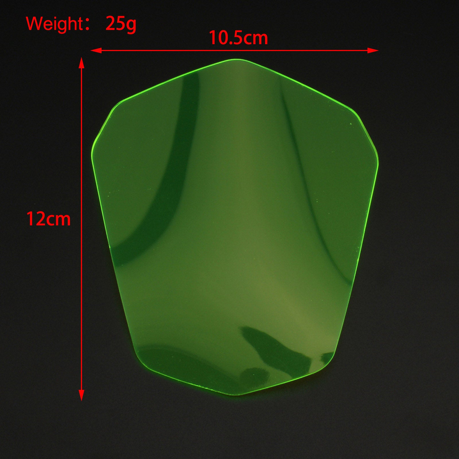 Coperchio di protezione della lente del faro anteriore adatto per Kawasaki H2 H2R 2015-2019 Fumo generico