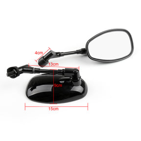 10mm Motocycle Rear View Mirrors For Suzuki GSF250 Bandit 250/400/600 SV1000 Generic