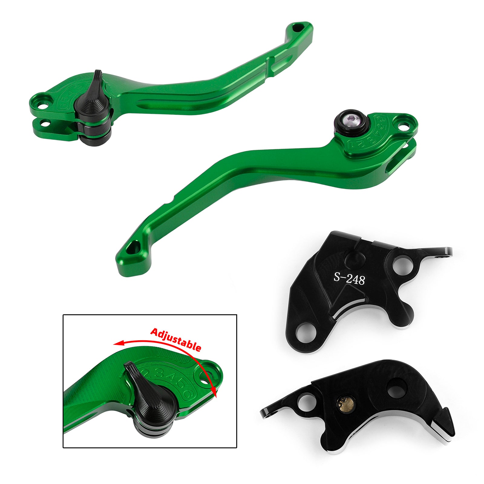 CNC Short Clutch Brake Lever fit for Suzuki GSXR600 GSXR750 2004-2005