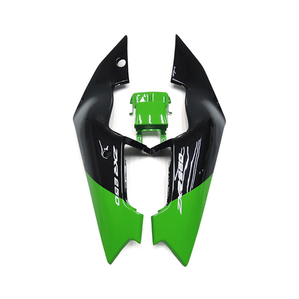 Amotopart 1989-1990 Kawasaki ZXR250 Fairing Black&Green Kit