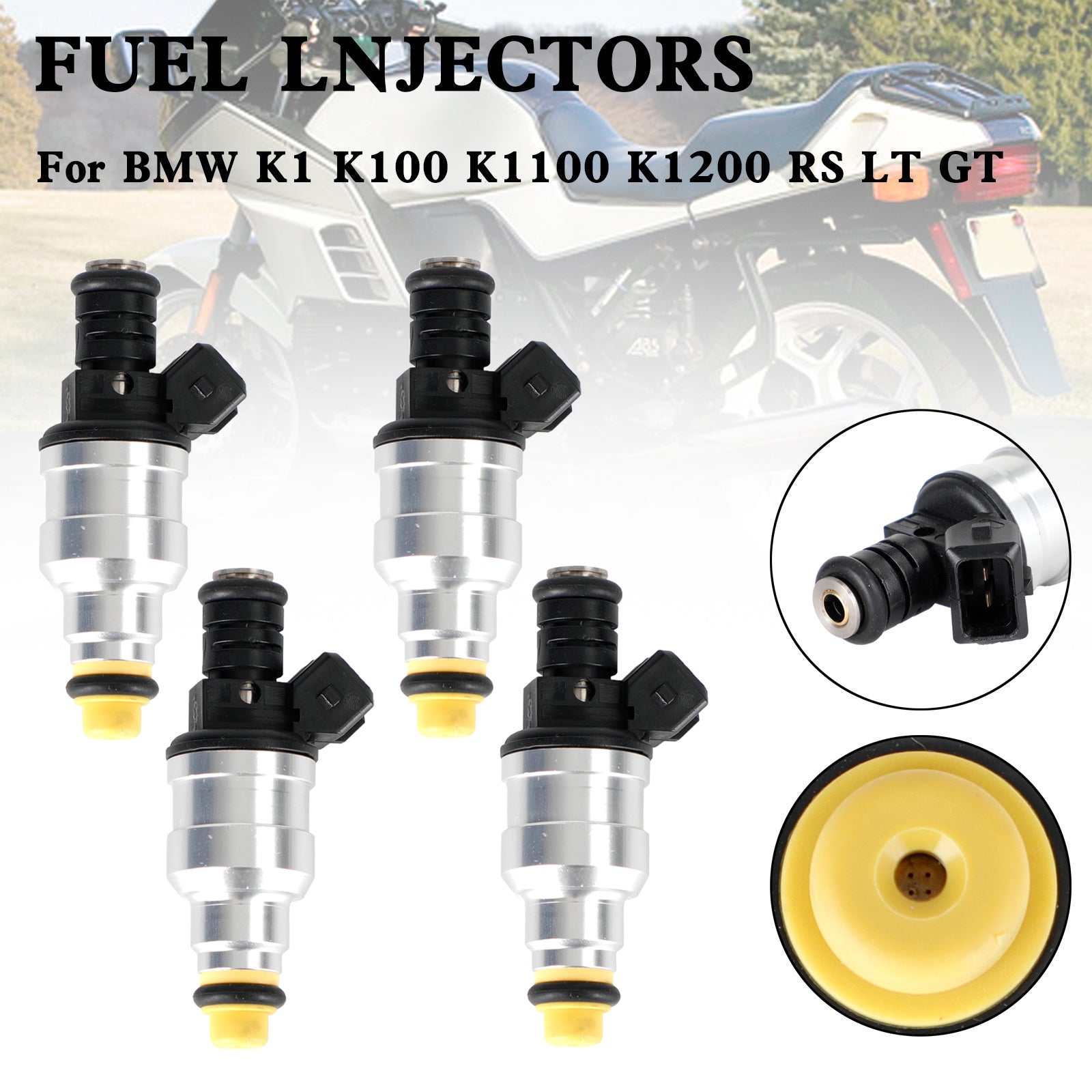 Injecteur de carburant pour moto BMW K1 K100 K1100 K1200 RS LT GT 0280150705, 4 pièces