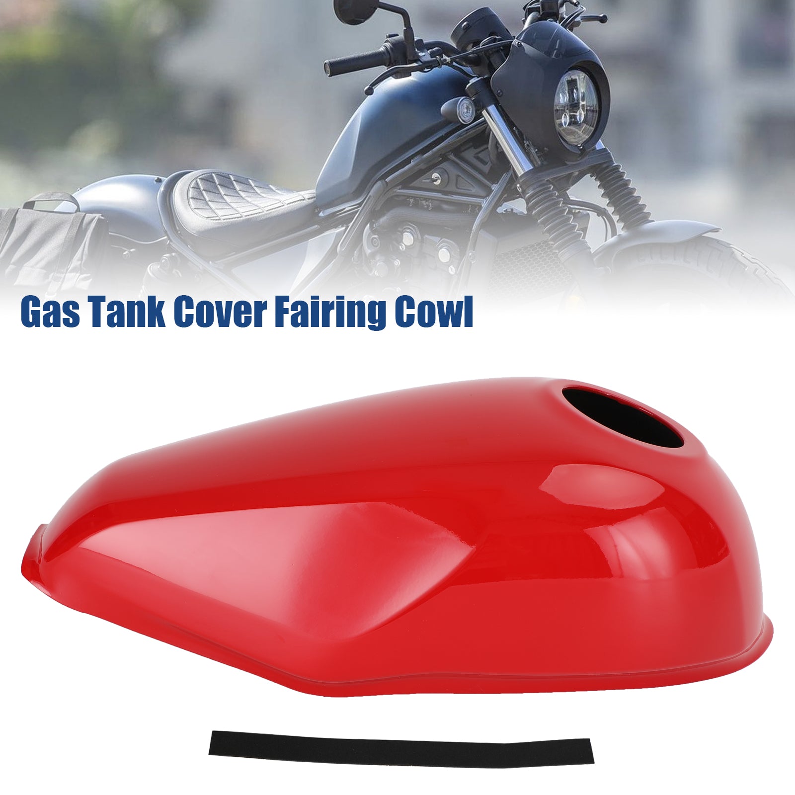 Capot de carénage de garniture de couvercle de réservoir de gaz pour Honda Rebel CMX300 CMX500 2017-2022 générique