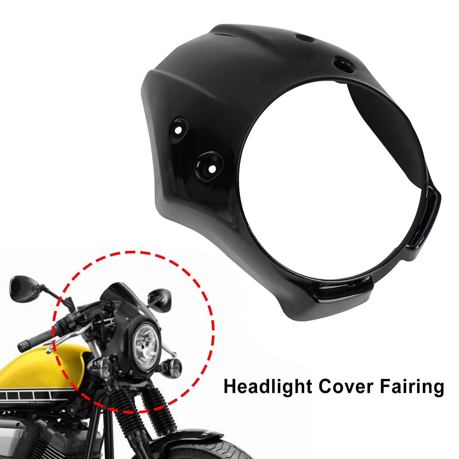 Headlight Fairing Windshield Cover For Yamaha XVS 950 SPEC BOLT 950 2013-2022 Generic