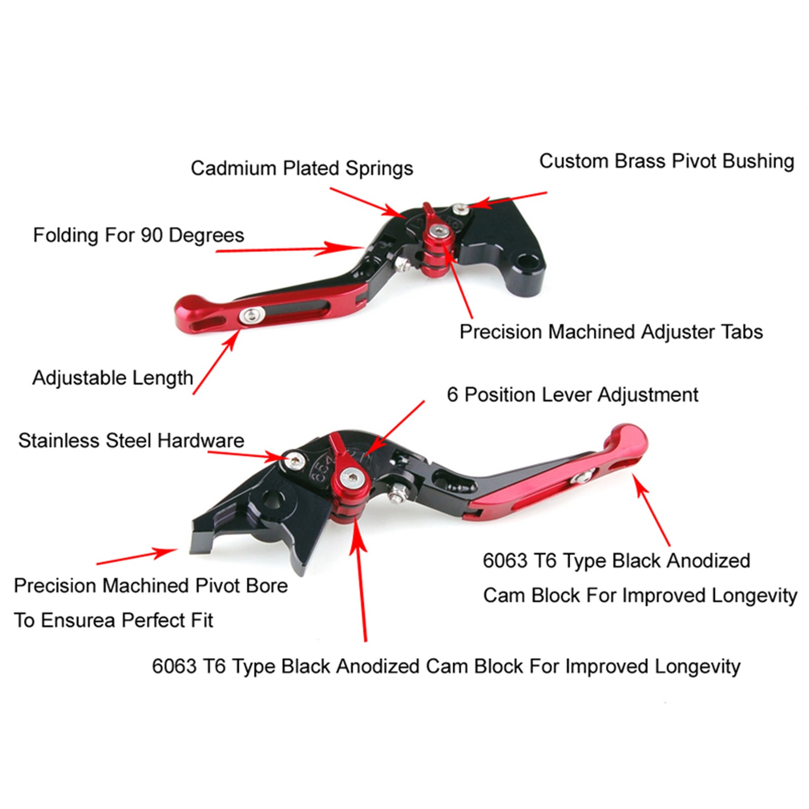 Einstellbarer Kupplungsbremshebel für Honda CBR500R/CB500F 19–21 CBR300R 19–21 Generic