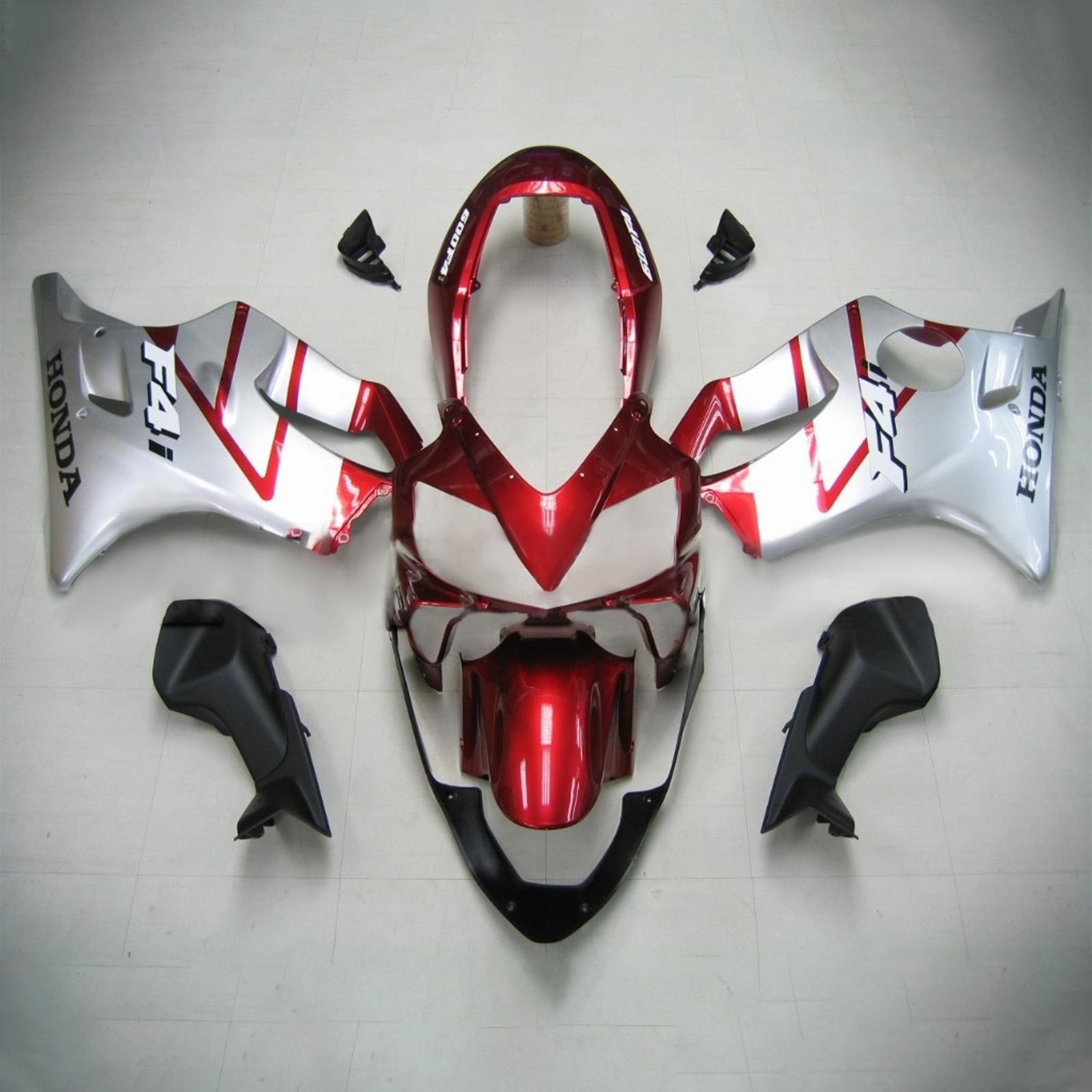Amotopart Honda CBR600 F4i 2004-2007 Red&Sliver Fairing Kit